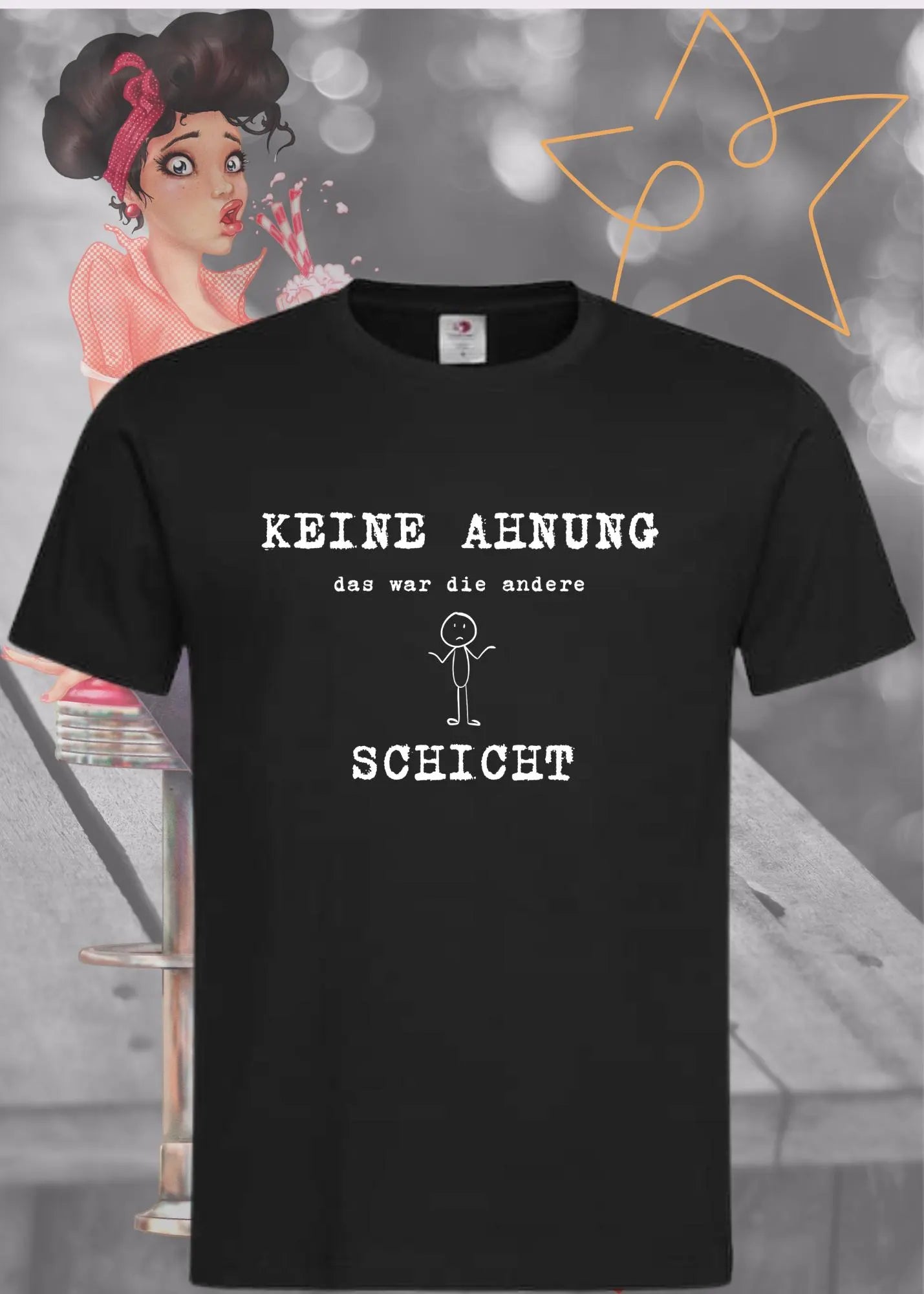 😅 Keine Ahnung Das War Die Andere Schicht - Lustiges Arbeits T-Shirt 🤷♂️
