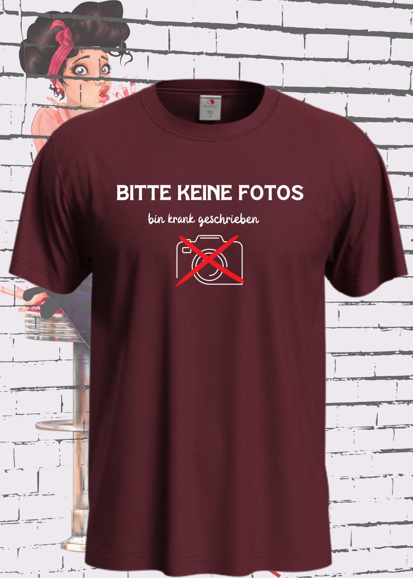 π· Krankgeschrieben T-Shirt π€ Witziges Statement Shirt π Lustiges Geschenk π Unisex π