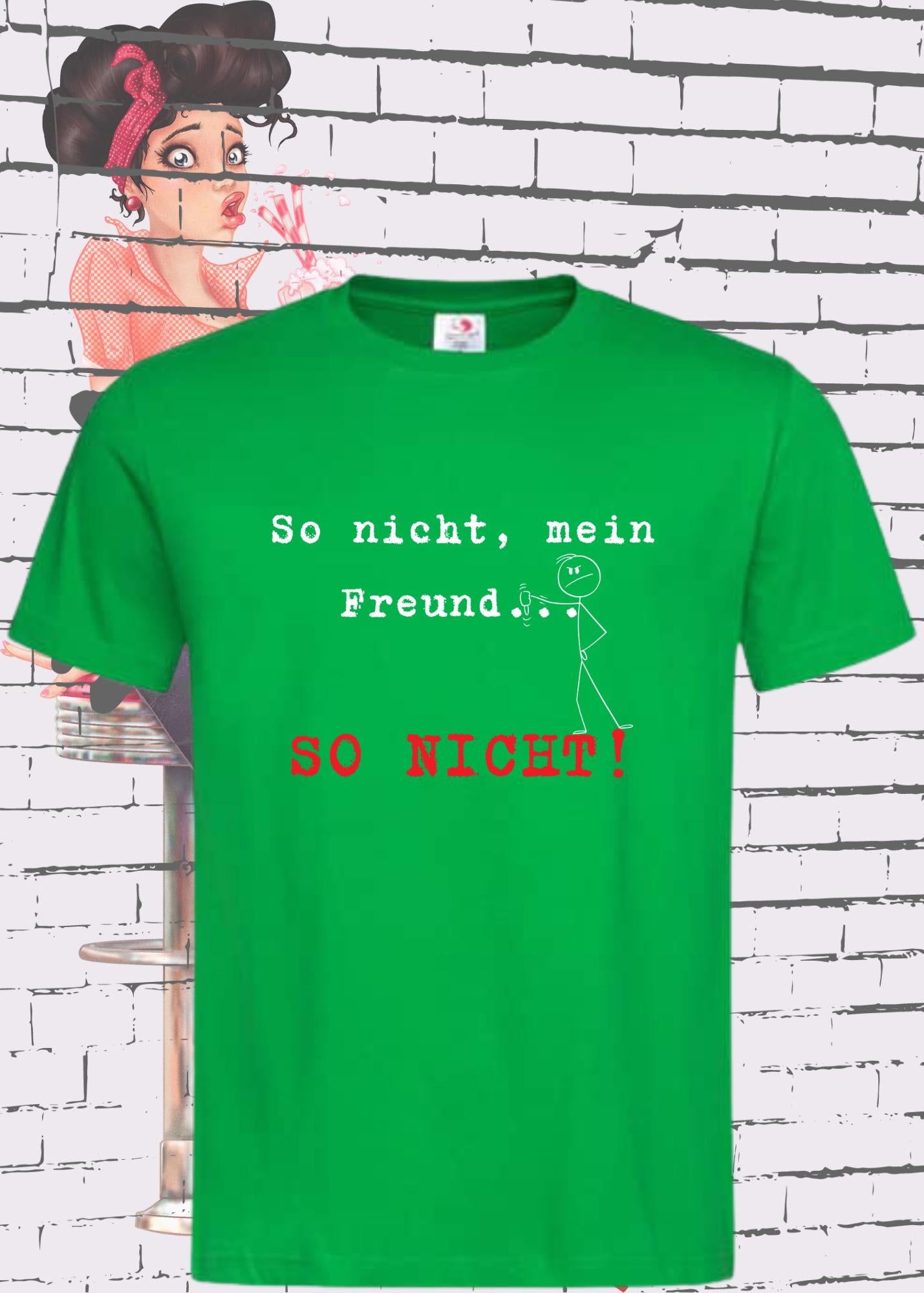 π
ββοΈ So nicht mein Freund so nicht T-Shirt π€ Witziges Statement Shirt π Lustige Geschenkidee π Unisex π