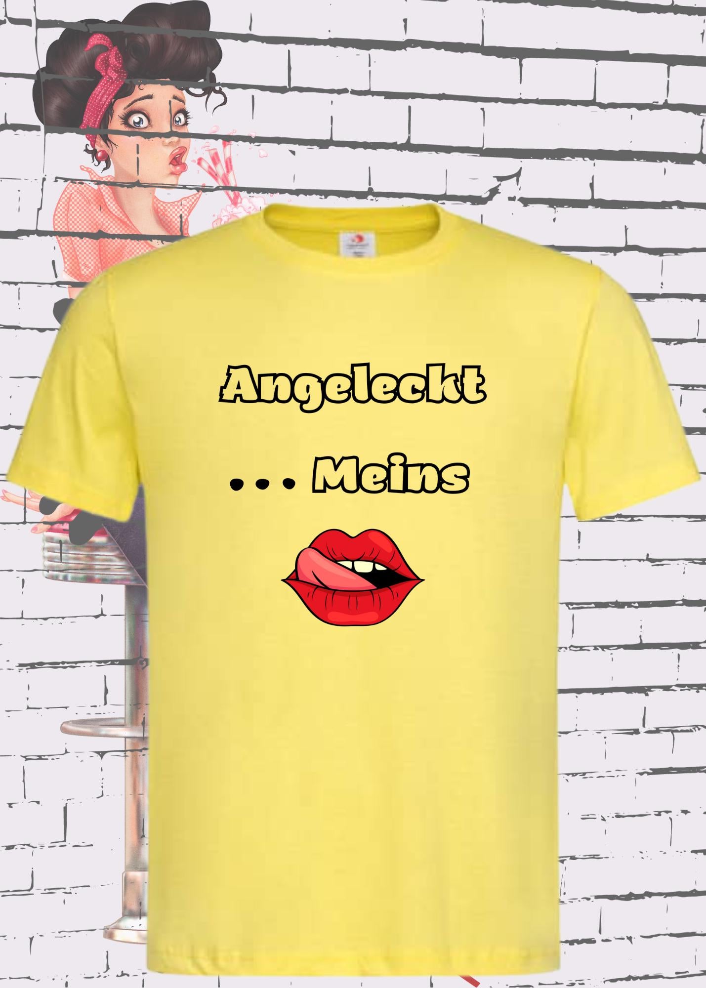 ๐
T-Shirt Angeleckt Meins ๐ Lustige Sprรผche Geschenkidee ๐ Geburtstag Freizeit Unisex viele Farben ๐