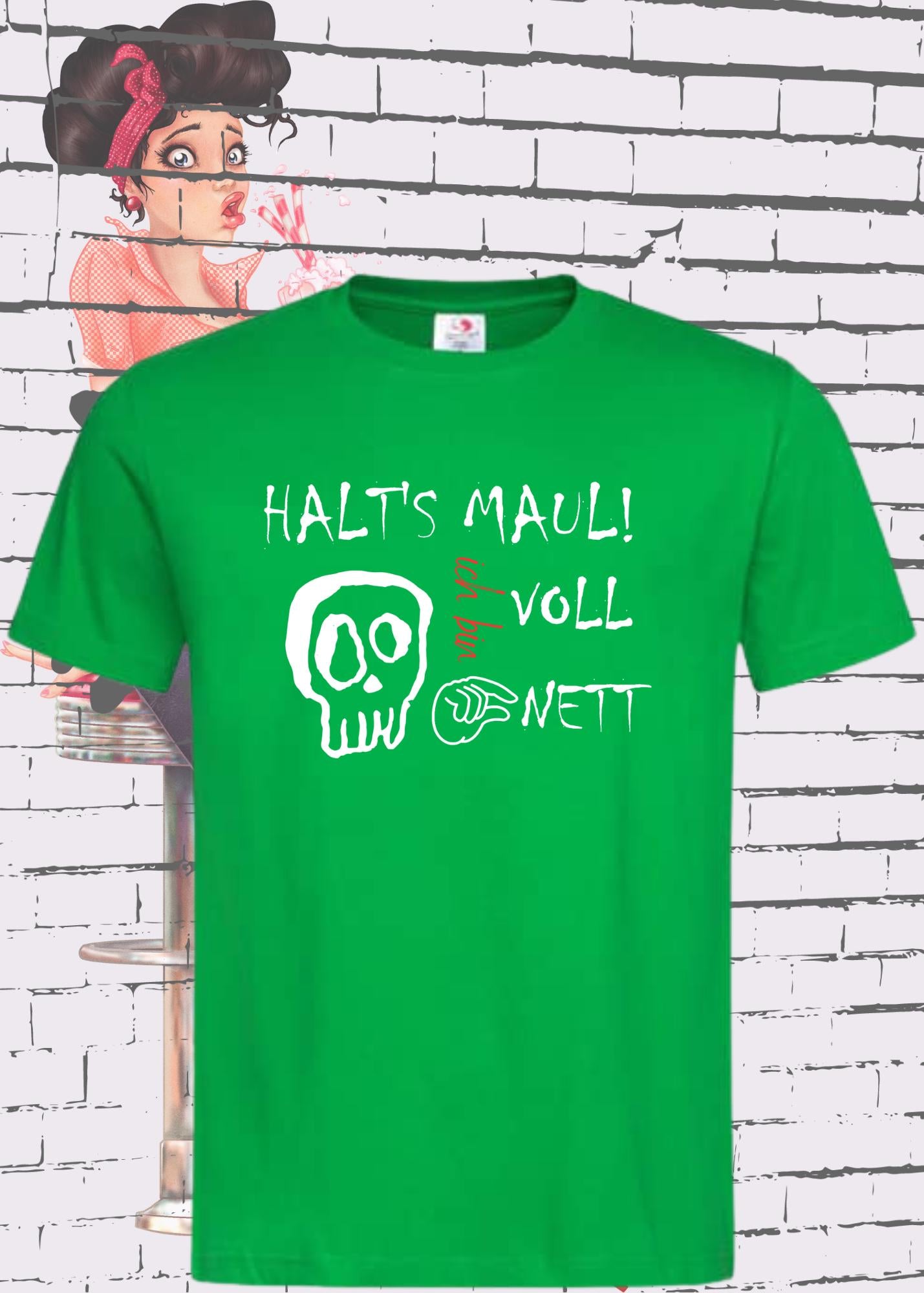 π€π¬ T-Shirt 'Halt's Maul ich bin voll nett' πβ¨ Unisex Statement Shirt