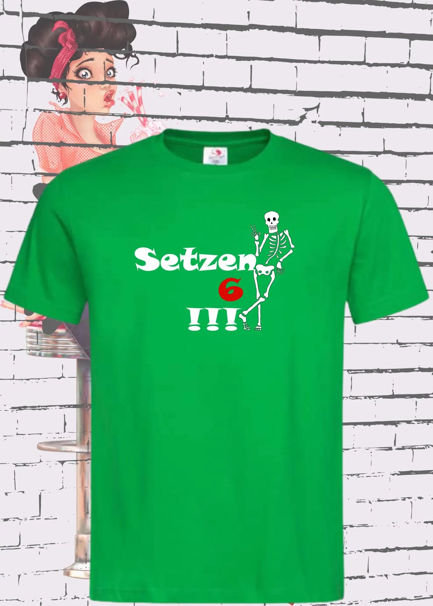 π6οΈβ£ T-Shirt 'Setzen Sechs 6...' ππ Lustige Geschenkidee Freizeit Unisex