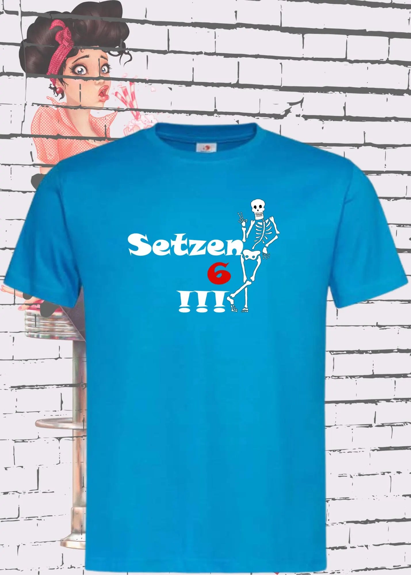 π6οΈβ£ T-Shirt 'Setzen Sechs 6...' ππ Lustige Geschenkidee Freizeit Unisex