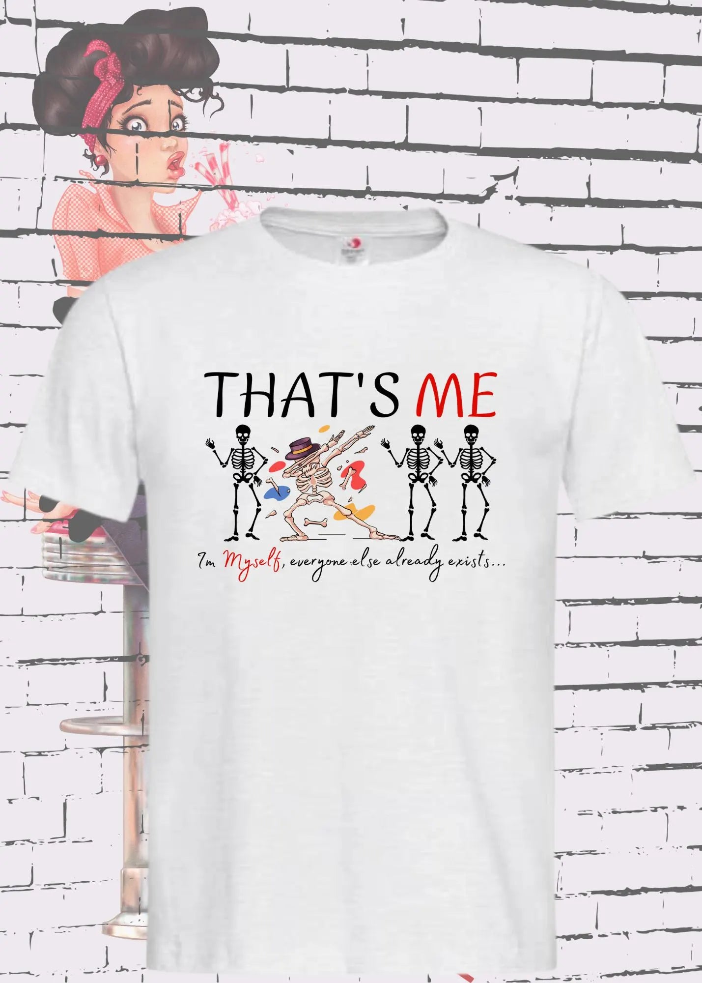 ✨ Unisex T-Shirt 'That's Me - I'm Myself, Everyone Else Already Exists' - Individualität Shirt 🌟