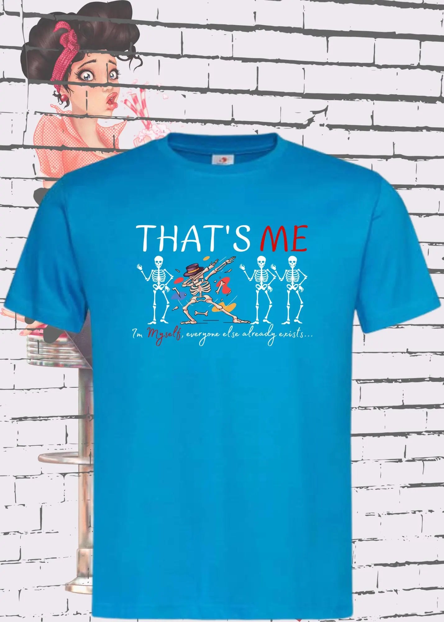 ✨ Unisex T-Shirt 'That's Me - I'm Myself, Everyone Else Already Exists' - Individualität Shirt 🌟