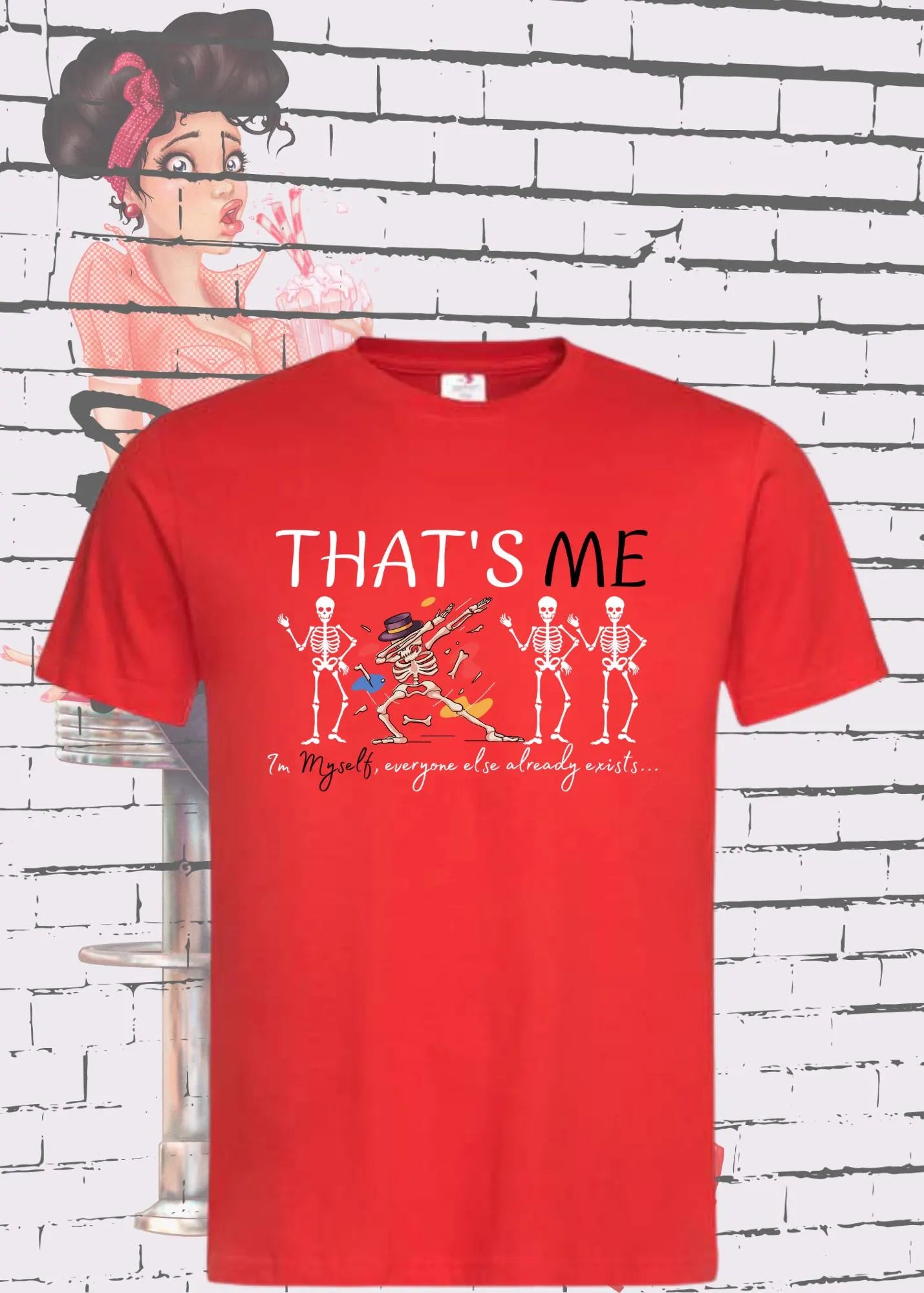 ✨ Unisex T-Shirt 'That's Me - I'm Myself, Everyone Else Already Exists' - Individualität Shirt 🌟
