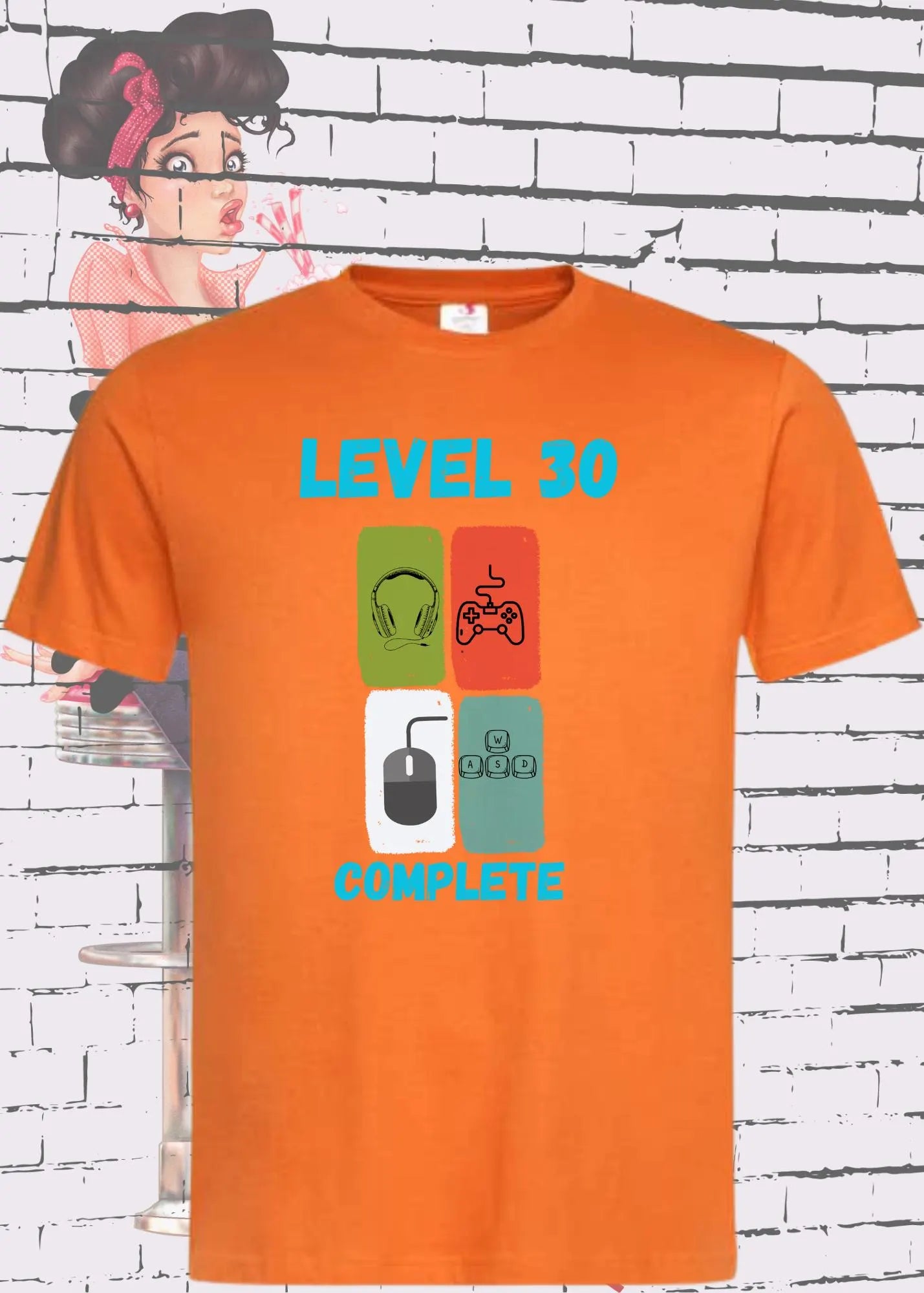 ๐ฎ T-Shirt 'Level 30' ๐ - 30er Geburtstag Gamer-Shirt fรผr Levelaufsteiger ๐