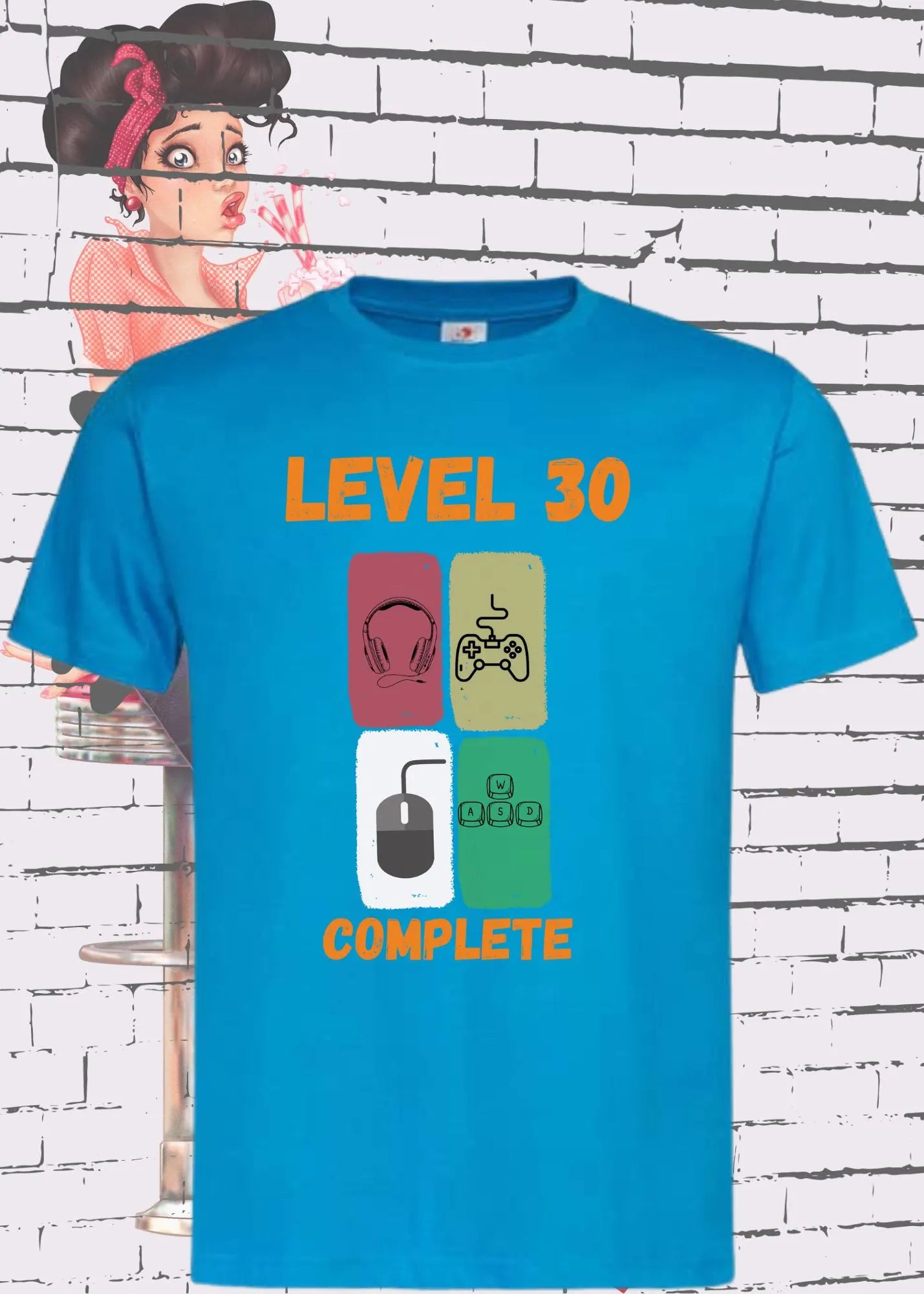 ๐ฎ T-Shirt 'Level 30' ๐ - 30er Geburtstag Gamer-Shirt fรผr Levelaufsteiger ๐