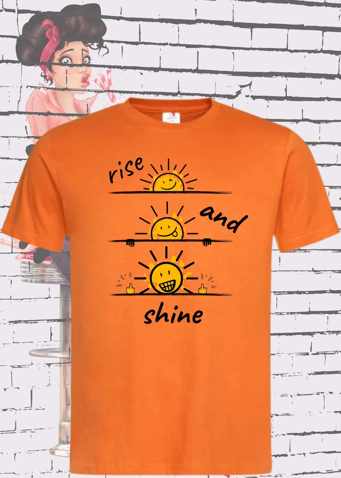 π
βοΈ T-Shirt 'Rise and Shine...' π΄π€ Lustige Geschenkidee Sonnenshirt Unisex