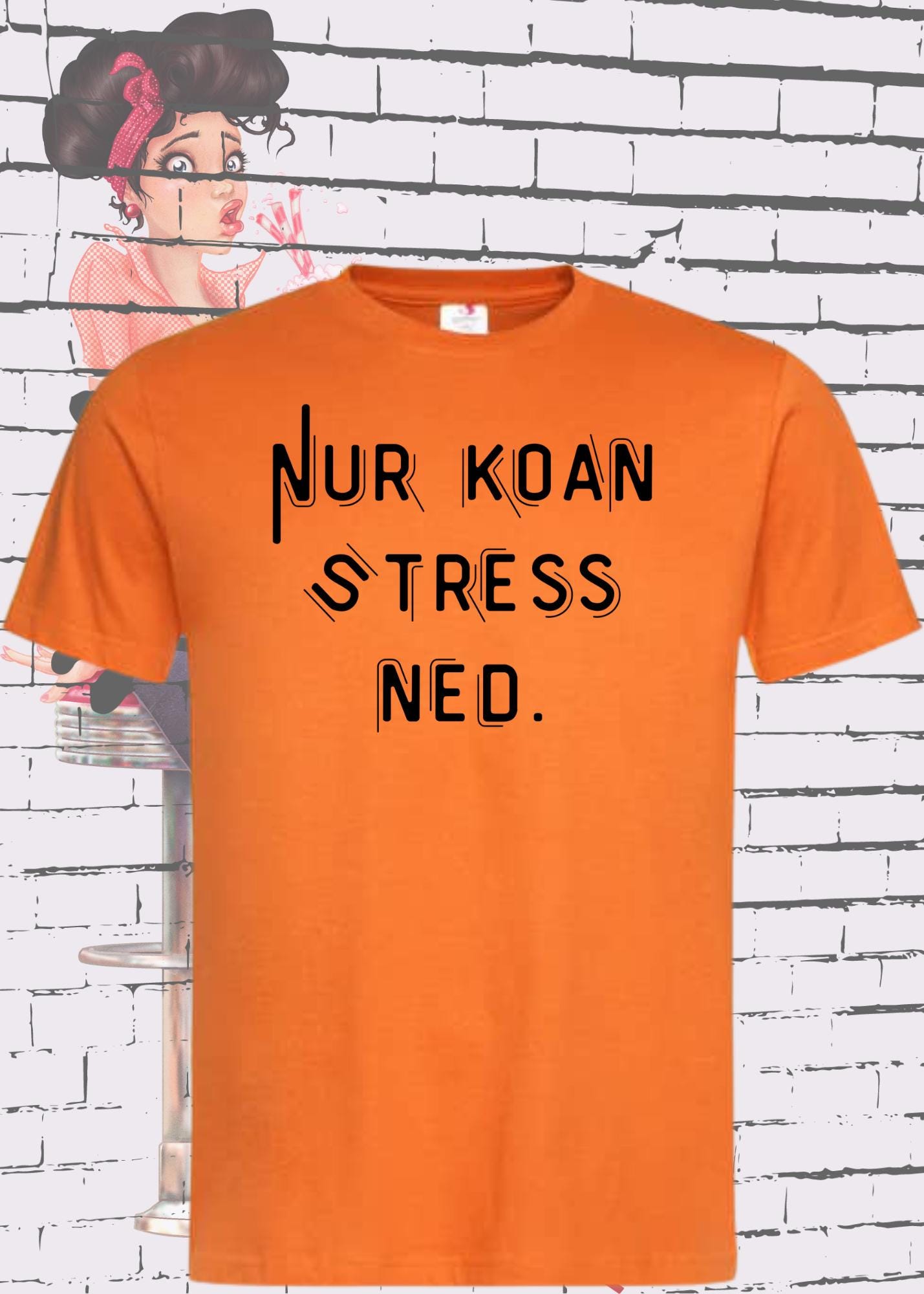 😌 T-Shirt Nur Koan Stress ned 🍺 Bayern T-Shirt Lustige Sprüche Geschenkidee 🎁 Geburtstag Unisex viele Farben 👕