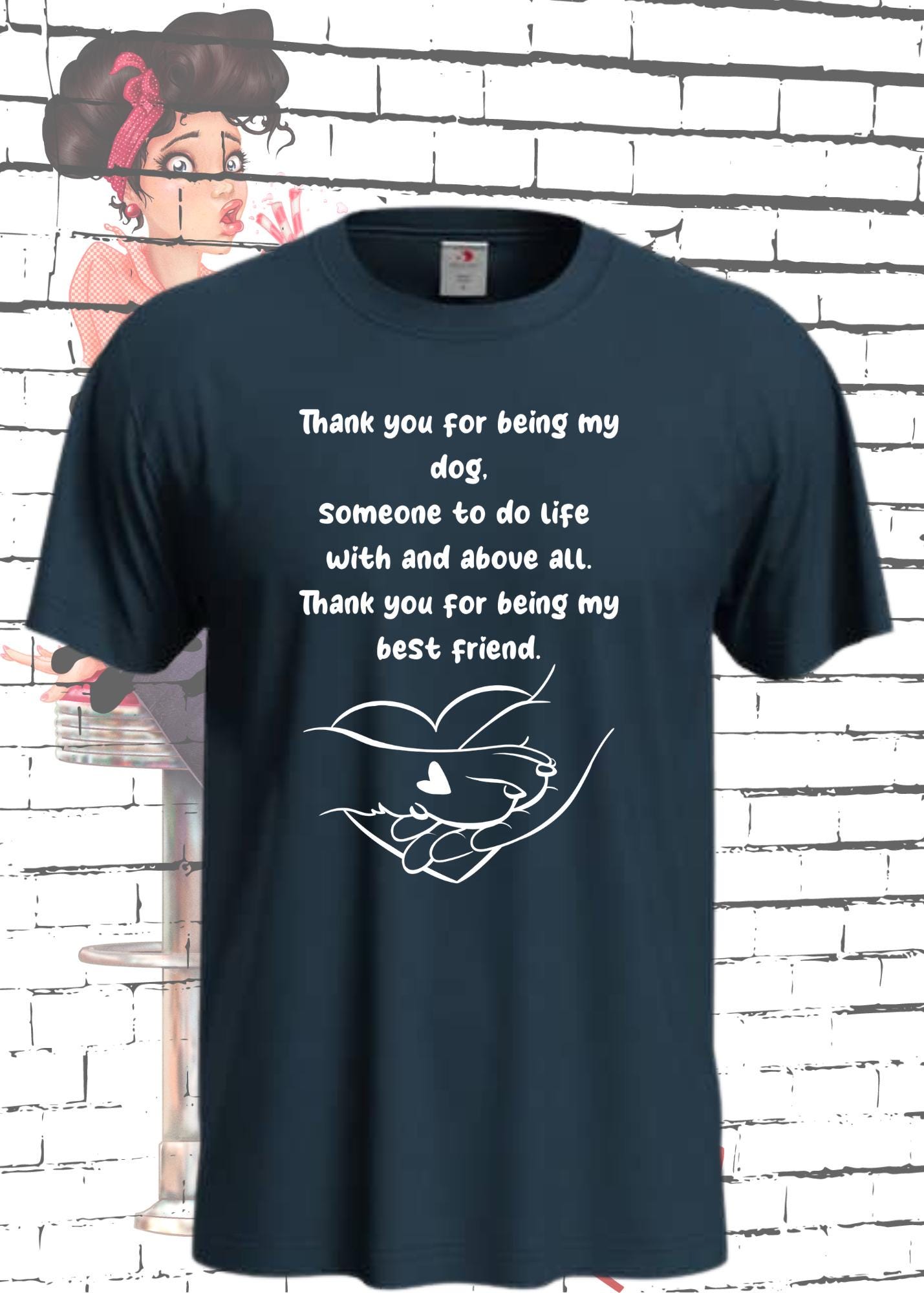π T-Shirt Hunde Love Story π Witziges Statement Shirt π Lustiges Geschenk Freizeit Unisex π
