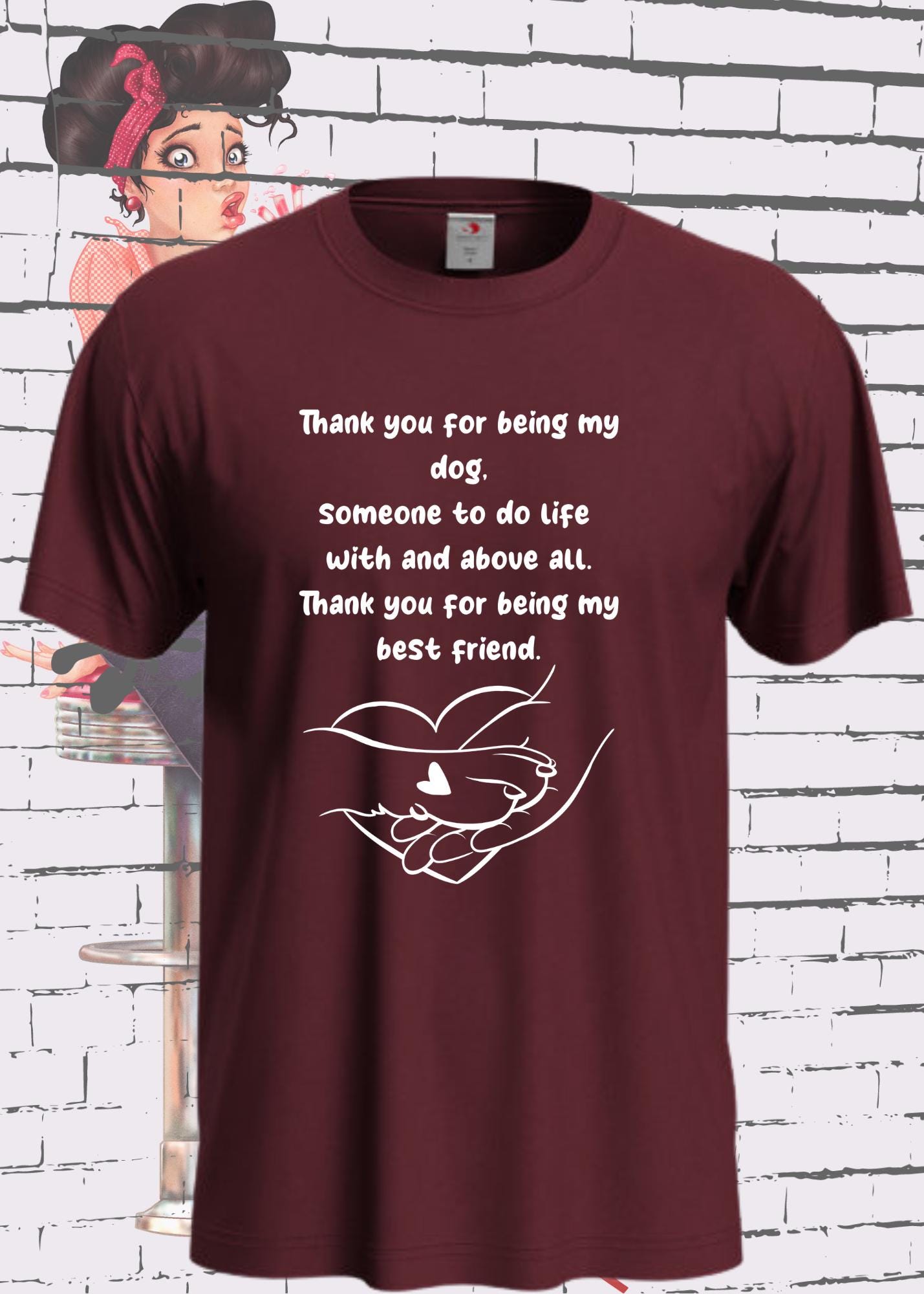 π T-Shirt Hunde Love Story π Witziges Statement Shirt π Lustiges Geschenk Freizeit Unisex π