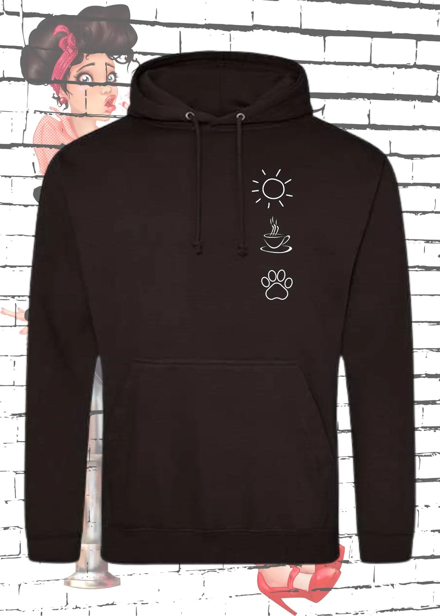 ☀️ Hoodie I'm a simple Man - Sonne, Kaffee und mein Hund 🐕 Gassi-Geh Hoodie