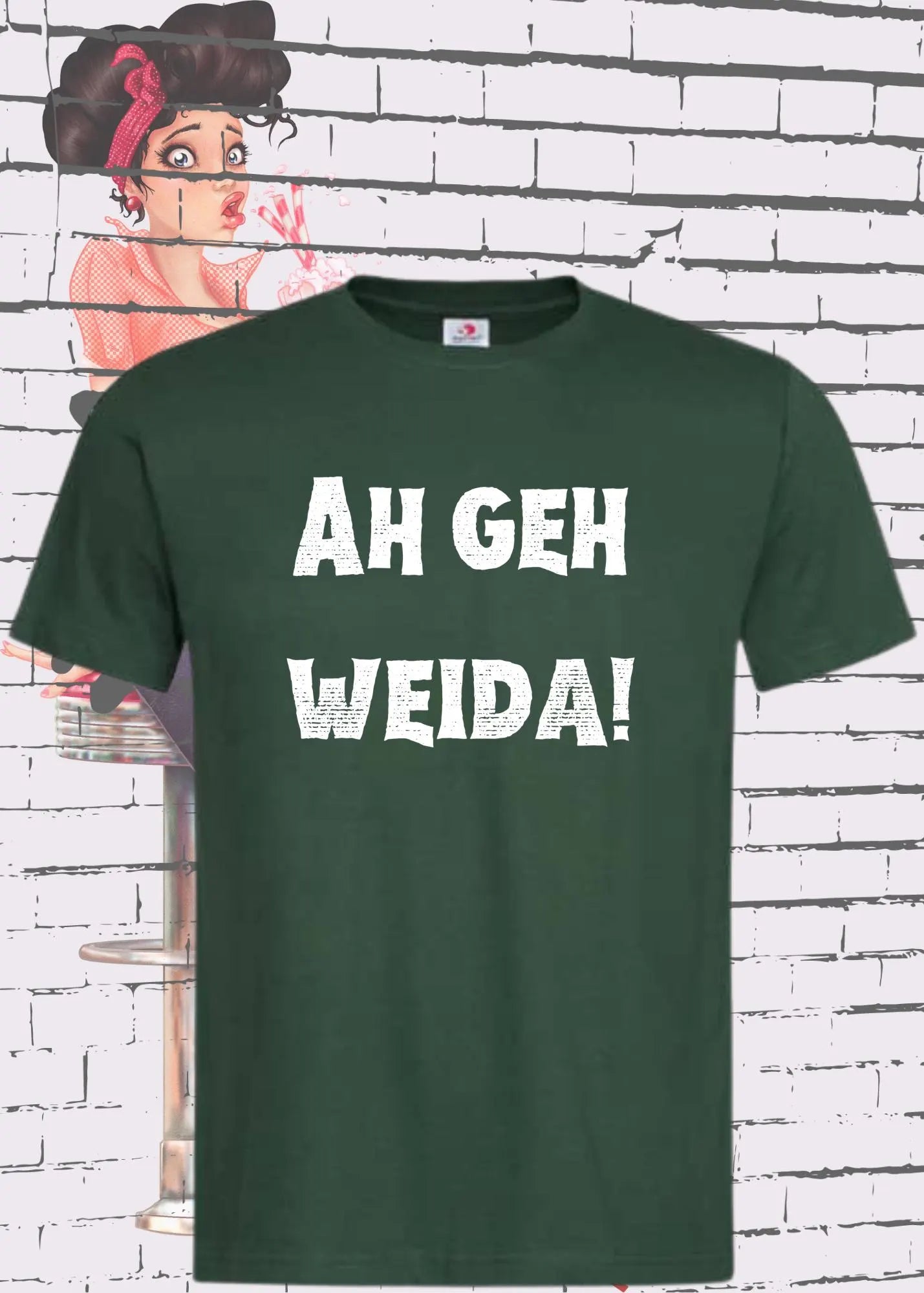 🙄 Unisex T-Shirt 'Ah Geh Weida' - Österreichisches Genervt-Statement 😤
