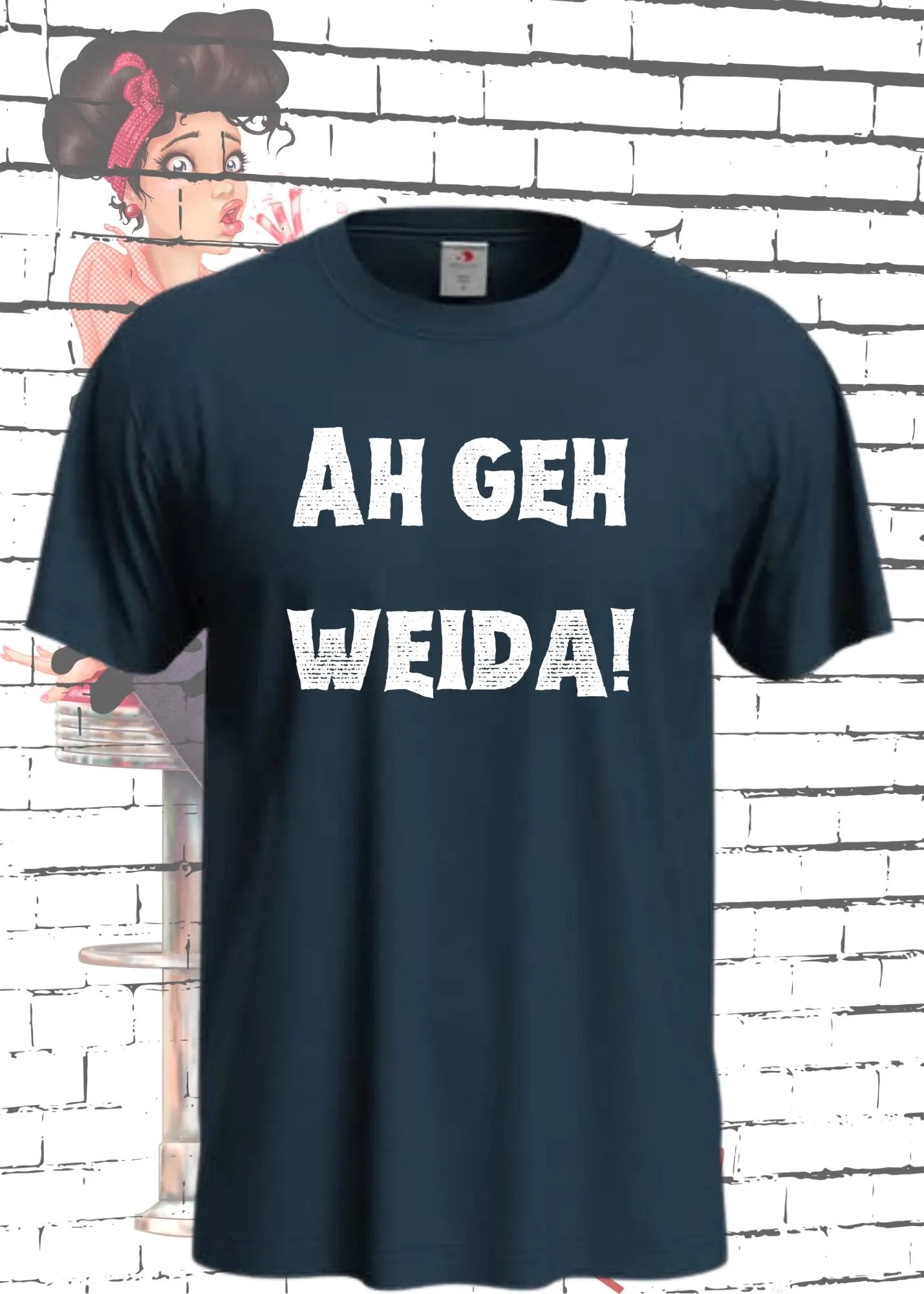🙄 Unisex T-Shirt 'Ah Geh Weida' - Österreichisches Genervt-Statement 😤