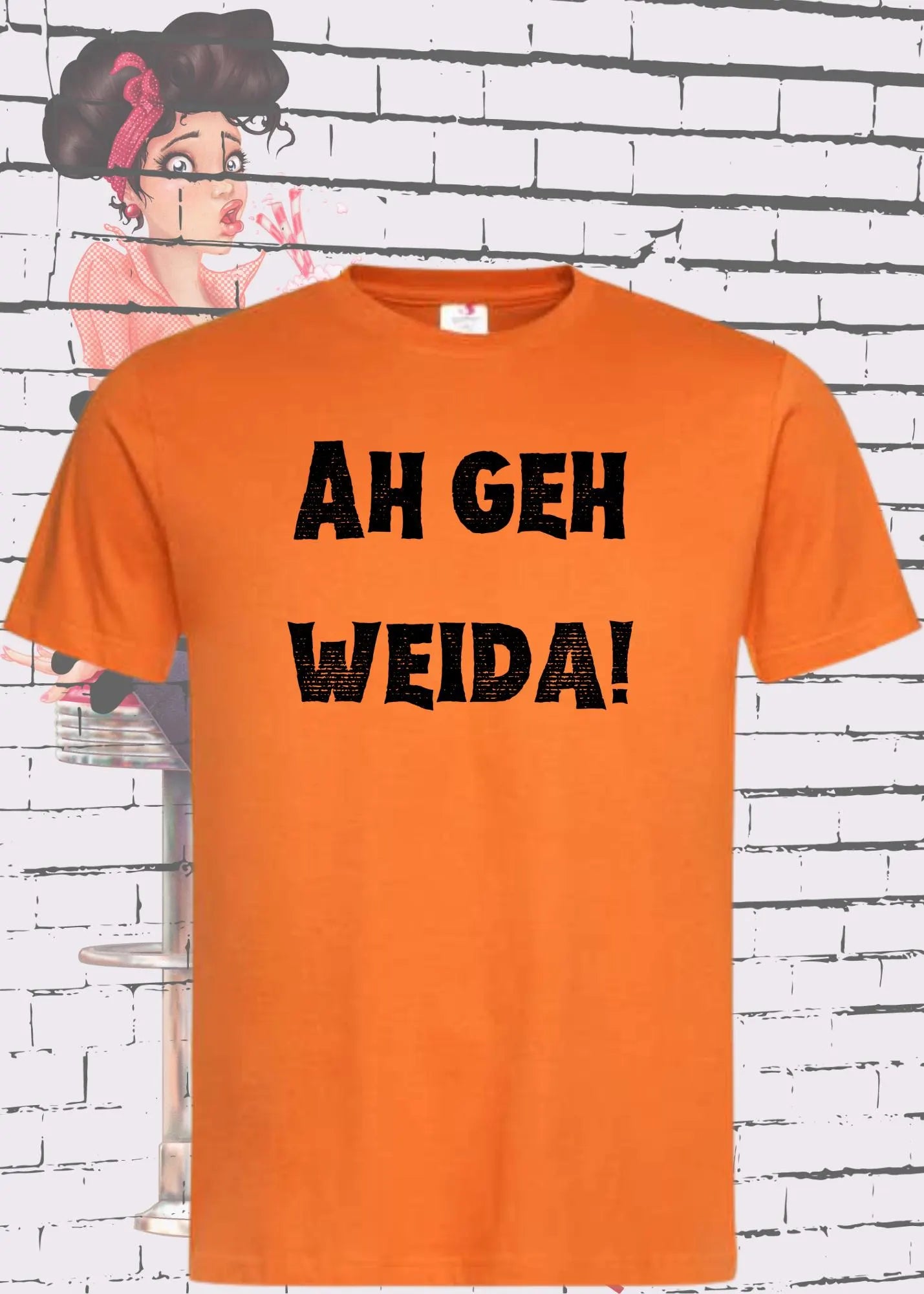🙄 Unisex T-Shirt 'Ah Geh Weida' - Österreichisches Genervt-Statement 😤