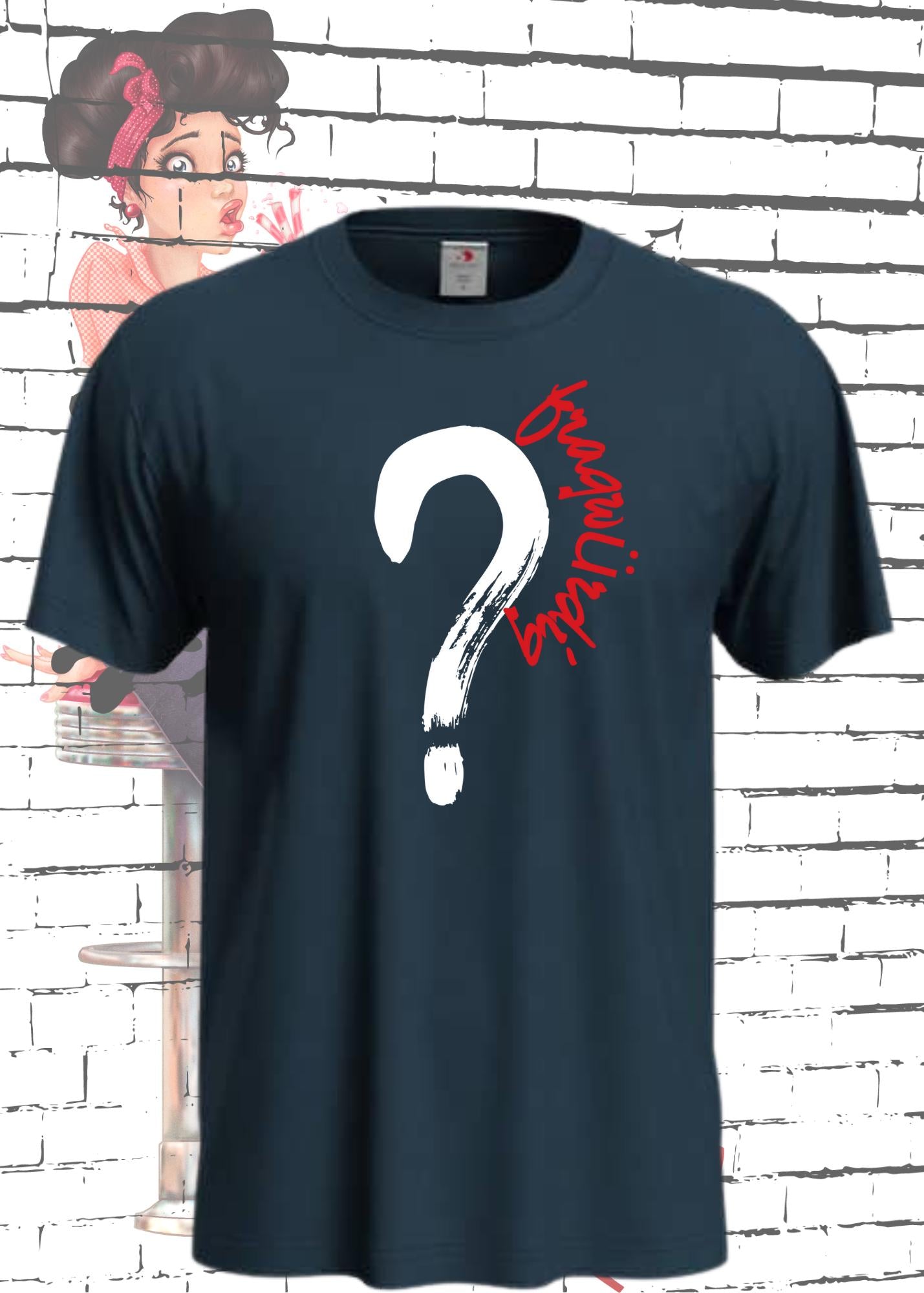🤨 Unisex T-Shirt 'Fragwürdig' - Skeptiker Statement Shirt 🤔