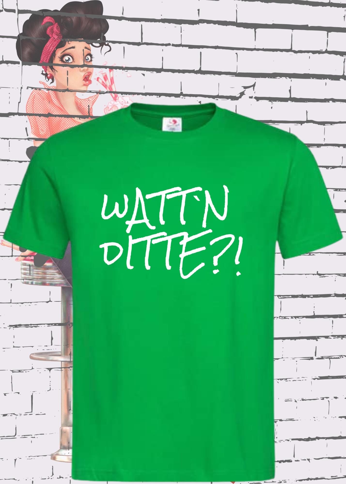 🤔 Unisex T-Shirt - Wattˋn Ditte? Berliner Schnauze ✨