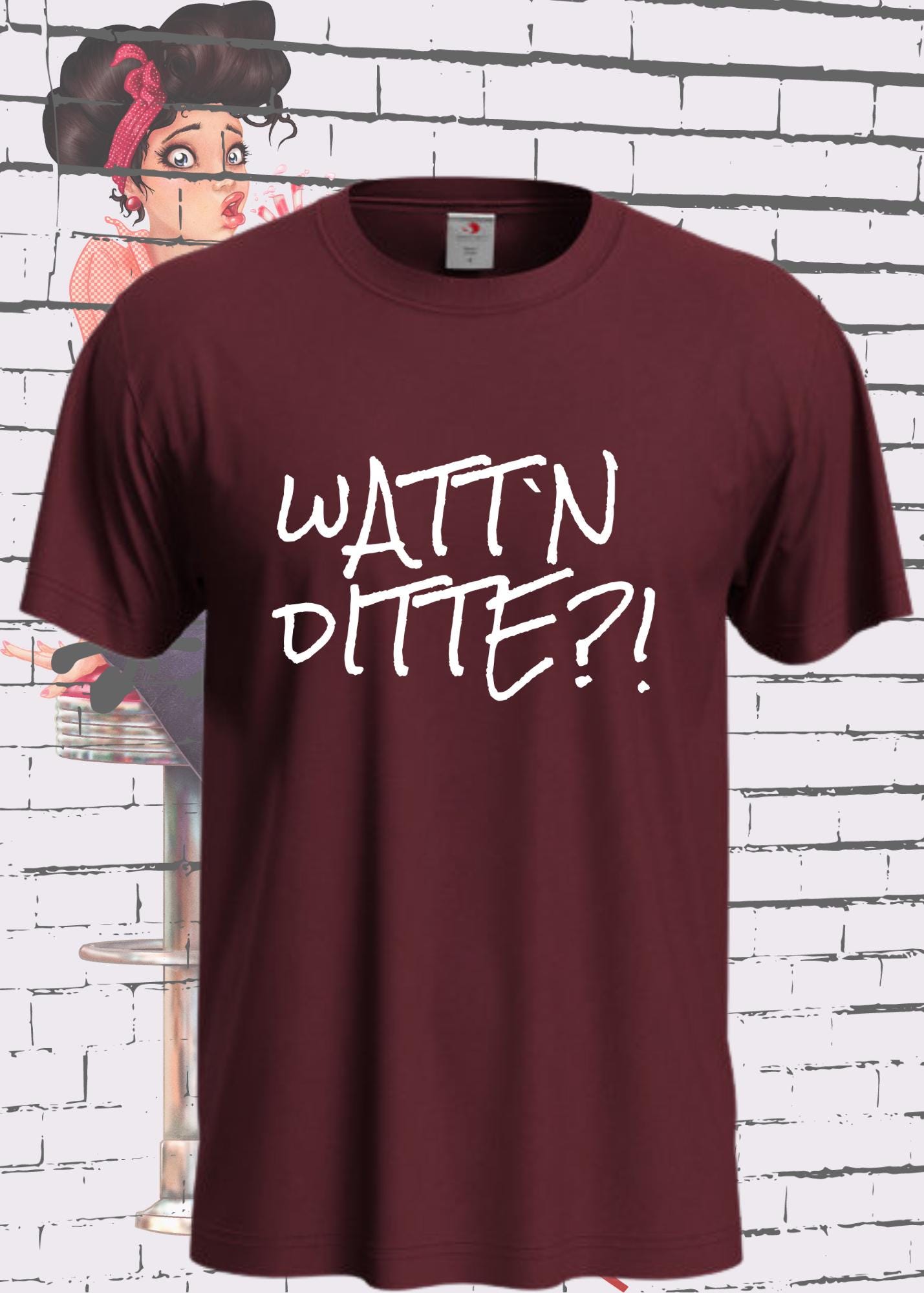 🤔 Unisex T-Shirt - Wattˋn Ditte? Berliner Schnauze ✨