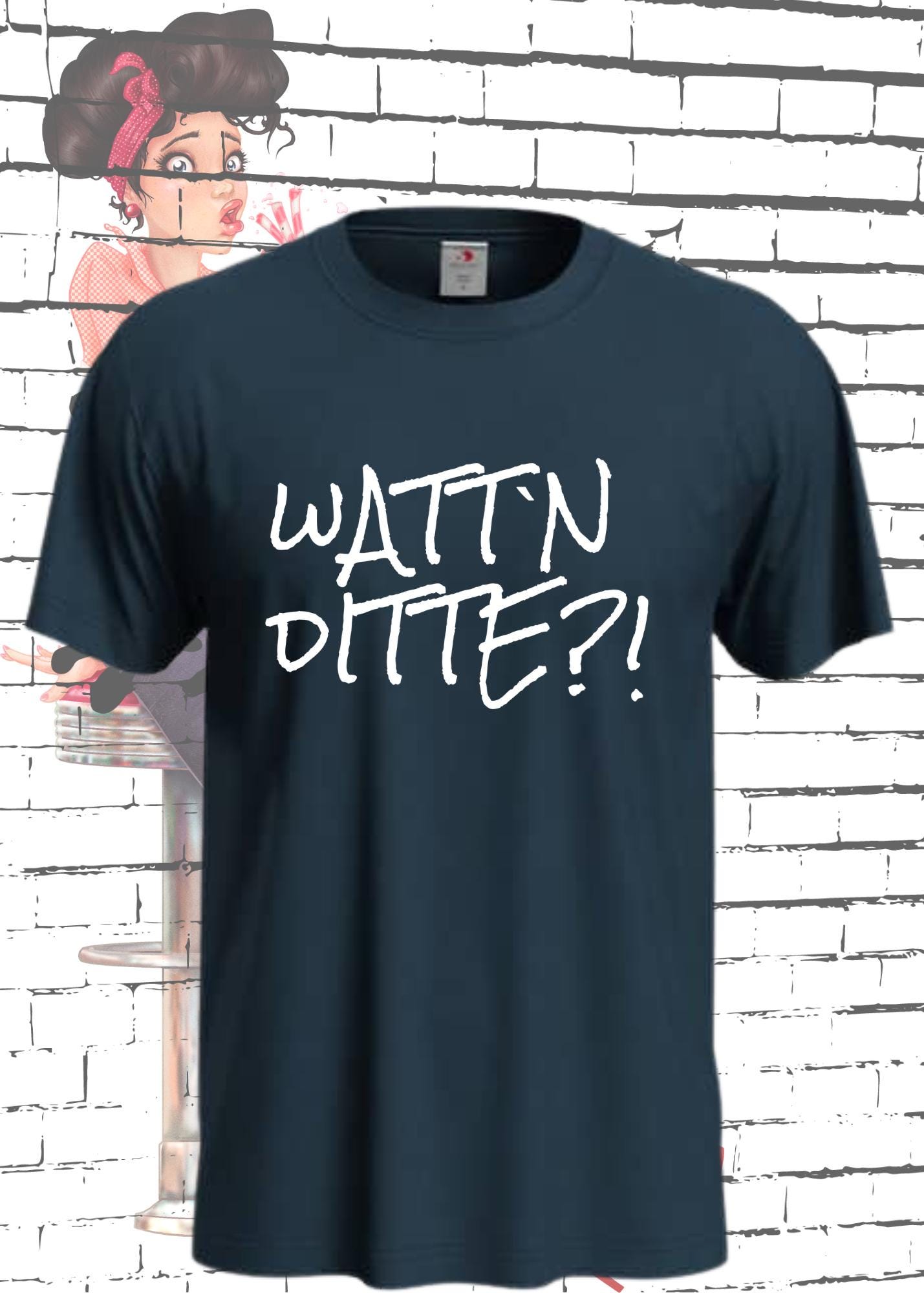 🤔 Unisex T-Shirt - Wattˋn Ditte? Berliner Schnauze ✨