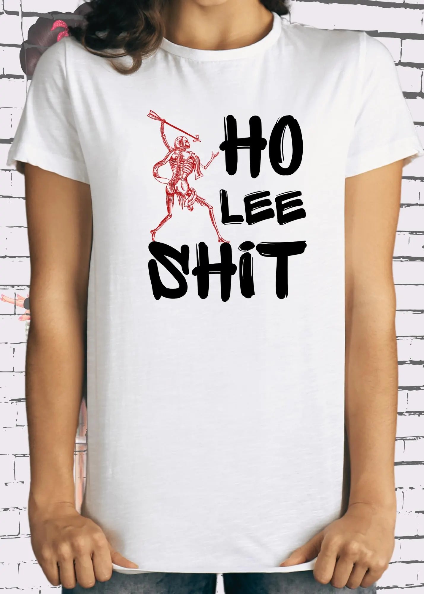 😱 Unisex T-Shirt 'Holy Moly Ho Lee Wow' 🤯 | Überraschungs-Statement Shirt