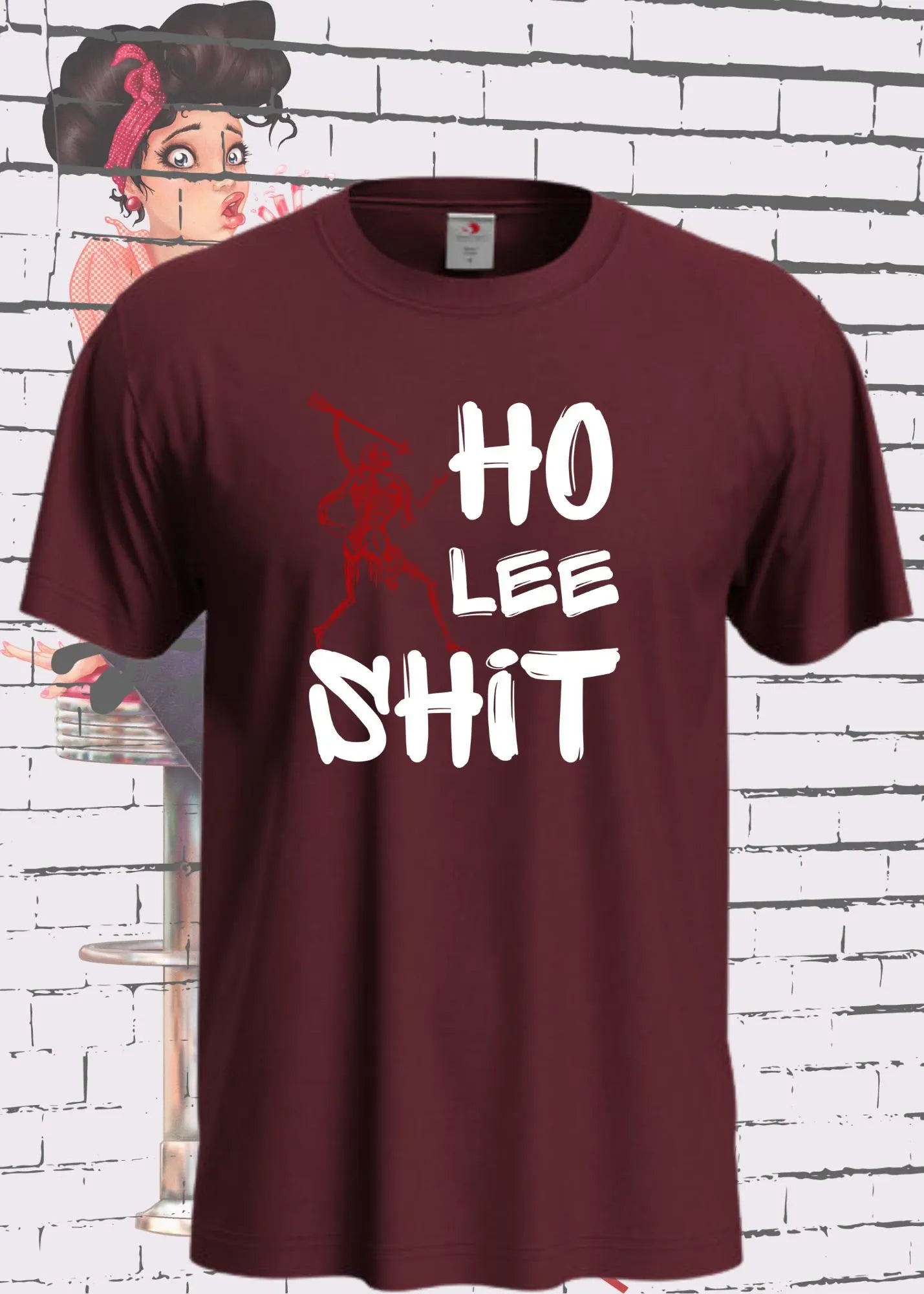 😱 Unisex T-Shirt 'Holy Moly Ho Lee Wow' 🤯 | Überraschungs-Statement Shirt