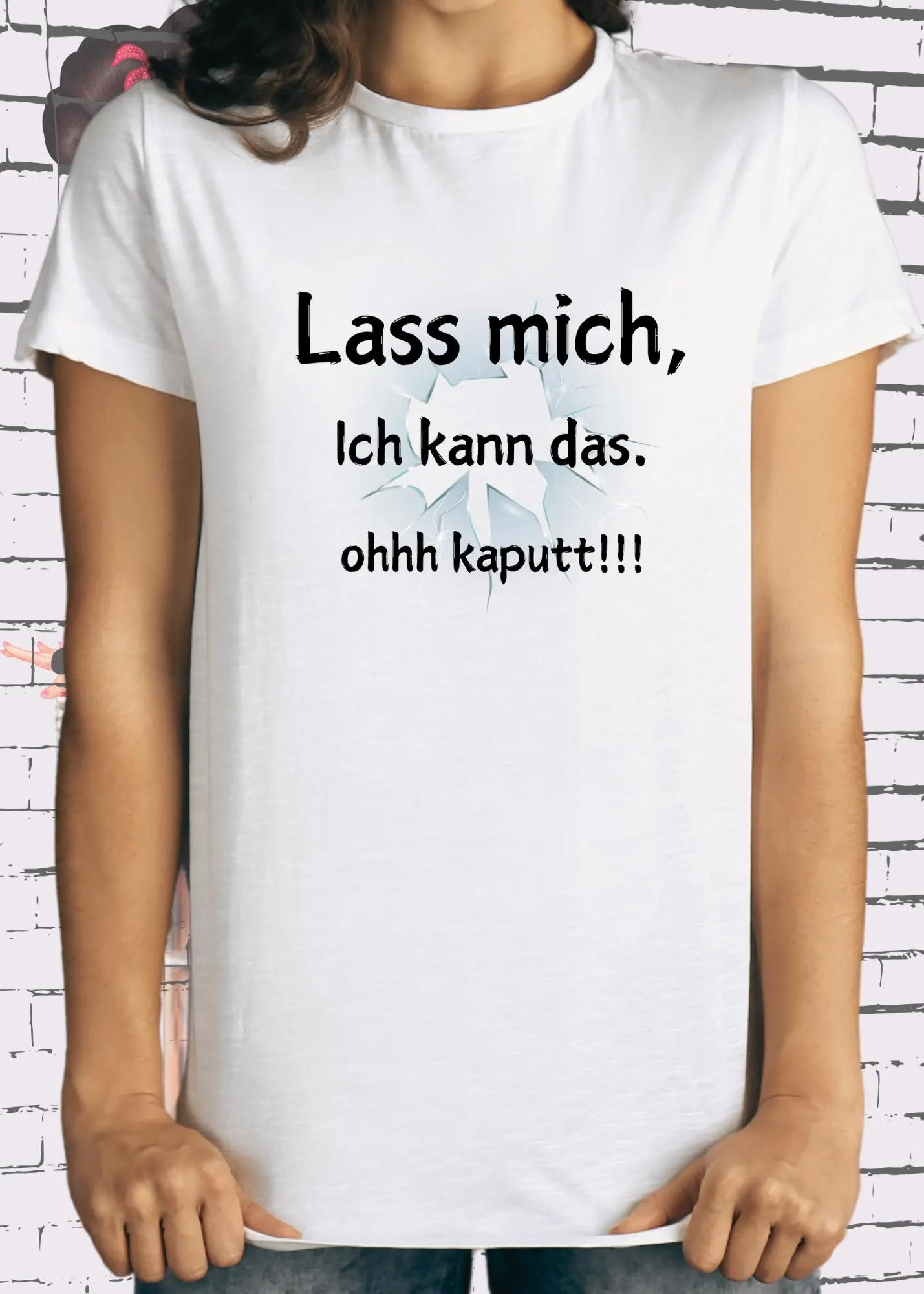 🔧 Unisex T-Shirt 'Lass mich ich kann das... ohhh kaputt' - Lustiger Handwerker Spruch