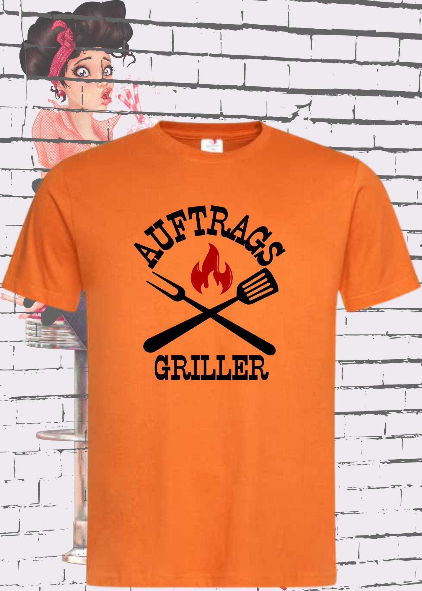 π₯ T-Shirt Auftrags-Griller π¨βπ³ Geschenkidee fΓΌr Grillmeister π Witziges T-Shirt mit Spruch π Lustiges Unisex T-Shirt BBQ π