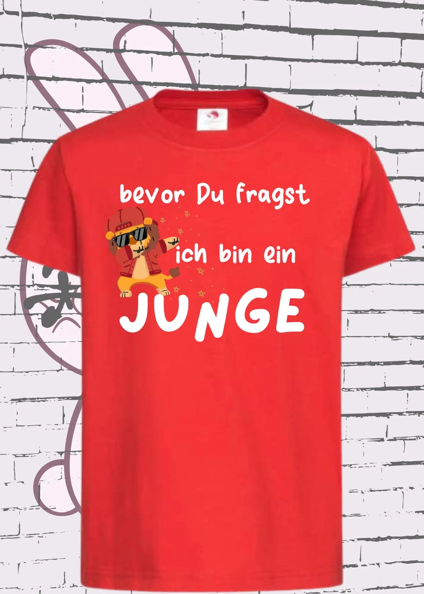 π¦ Kinder T-Shirt: Bevor Du fragst - ich bin ein Junge! π