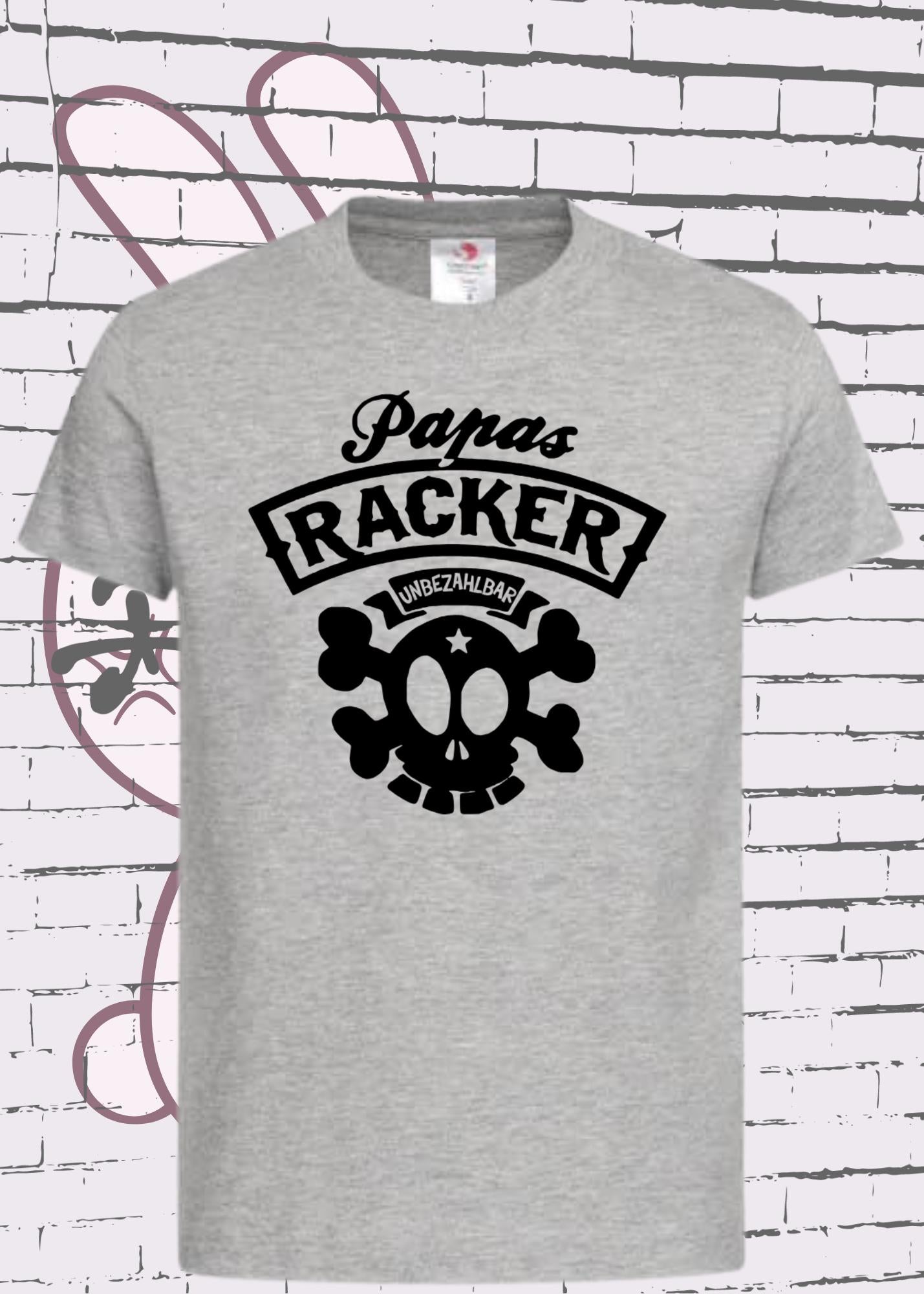 👶 Kinder T-Shirt 'Papas Racker - Unbezahlbar' 💝 Süßes Geschenk