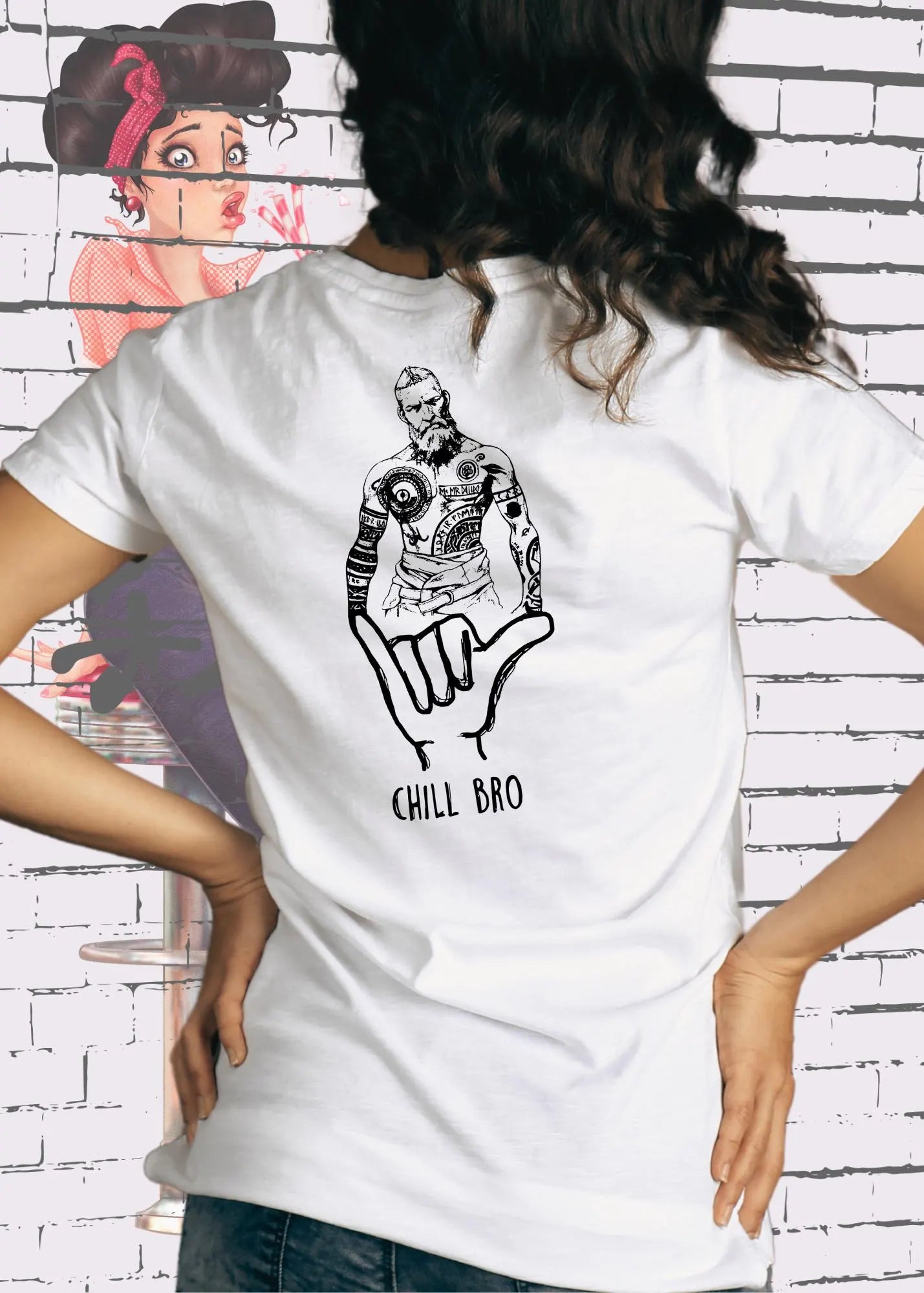 ๐ Unisex T-Shirt 'Chill Bro' - Entspanntes Statement Shirt ๐ค