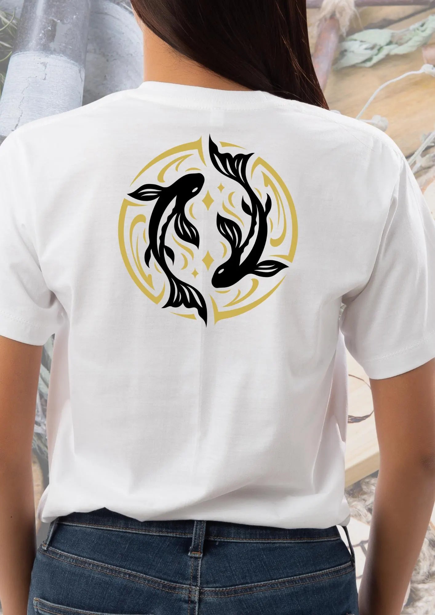 Fische Sternzeichen T-Shirt - Lustiger Spruch Unisex Baumwolle