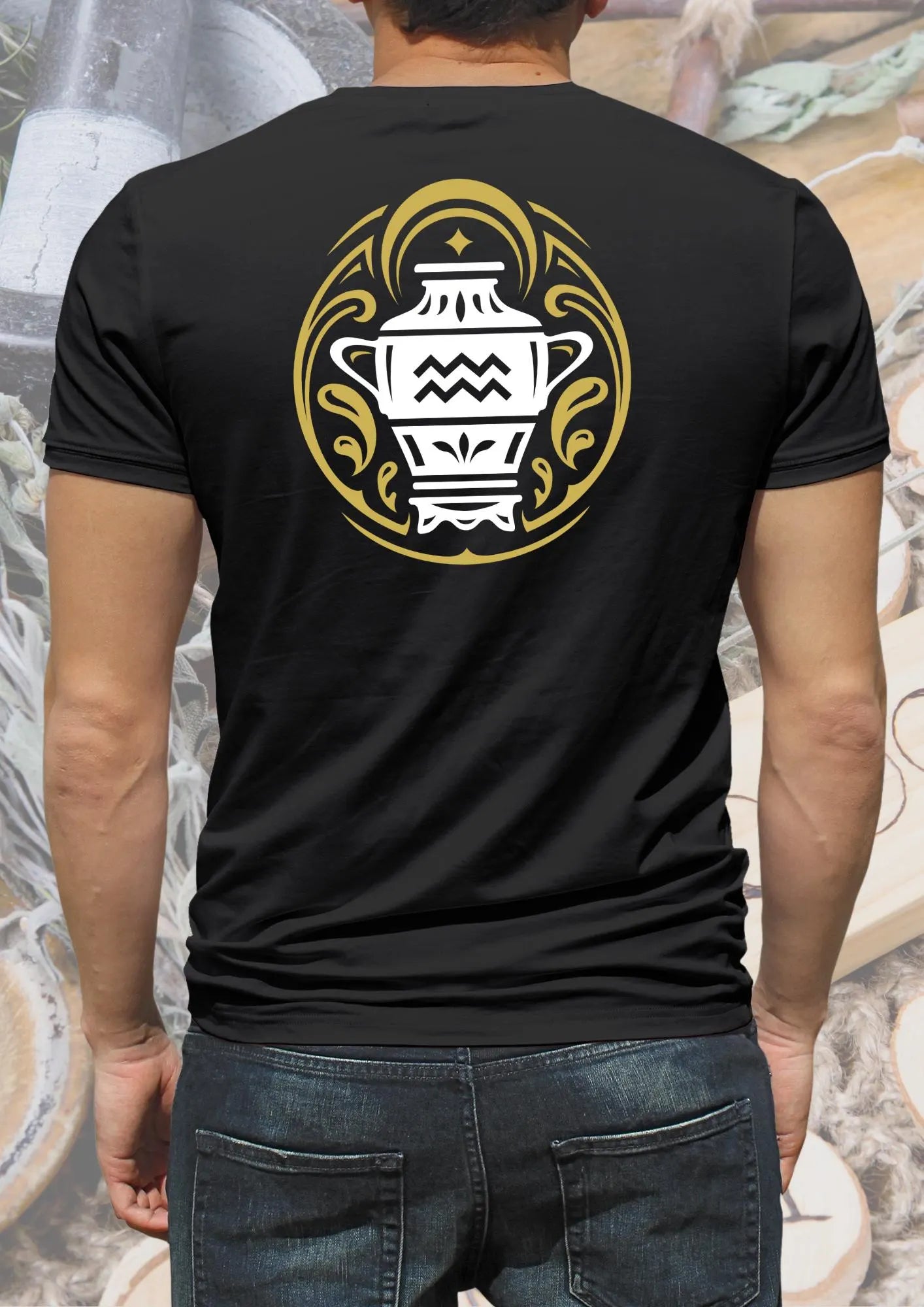 Wassermann Sternzeichen T-Shirt - Astrologie Shirt Unisex