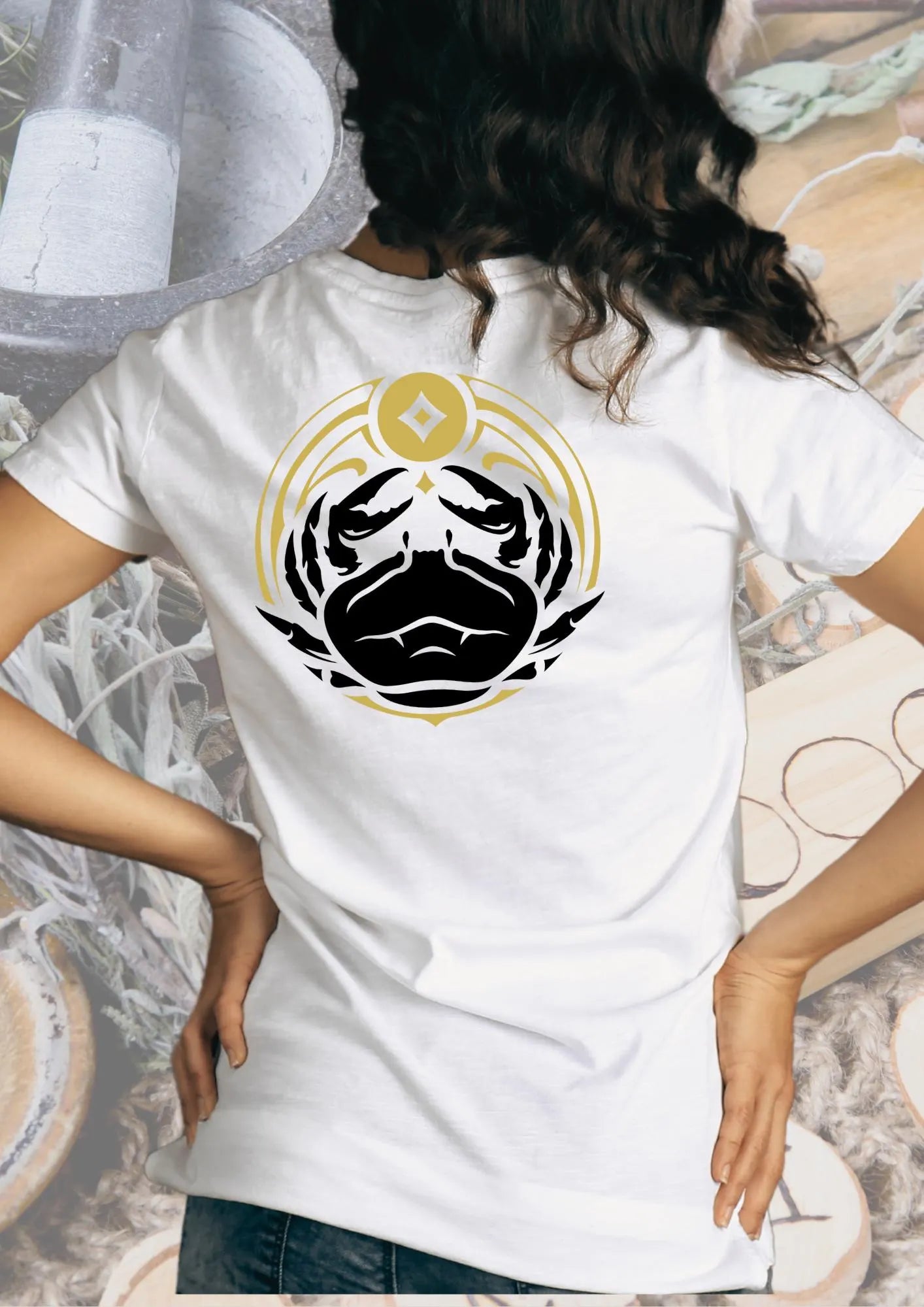 Sternzeichen Krebs T-Shirt - Unisex Astrologie Shirt