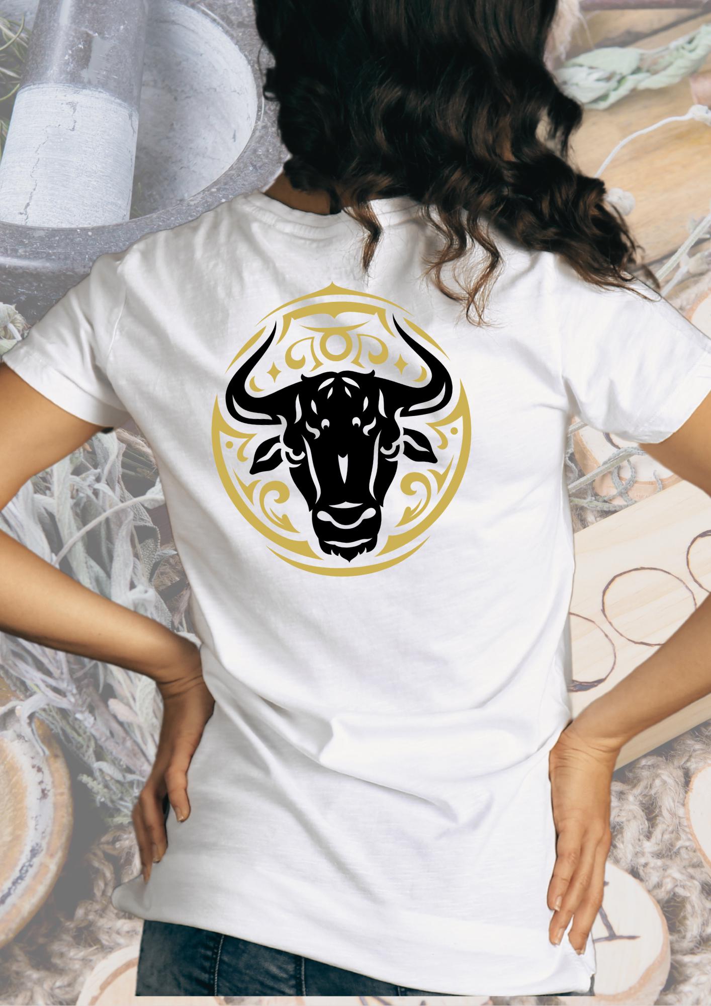 Stier Sternzeichen T-Shirt - Treue & Stärke Unisex Bio-Baumwolle Astrologie Shirt