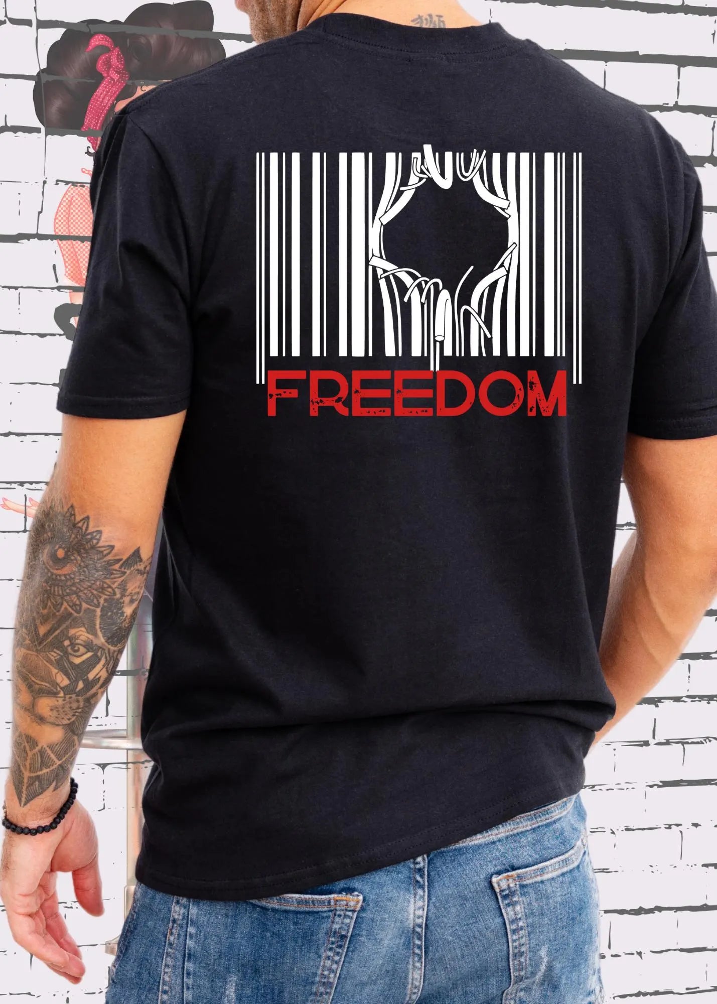 Freedom EAN - Unisex T-Shirt für Freiheitsliebende