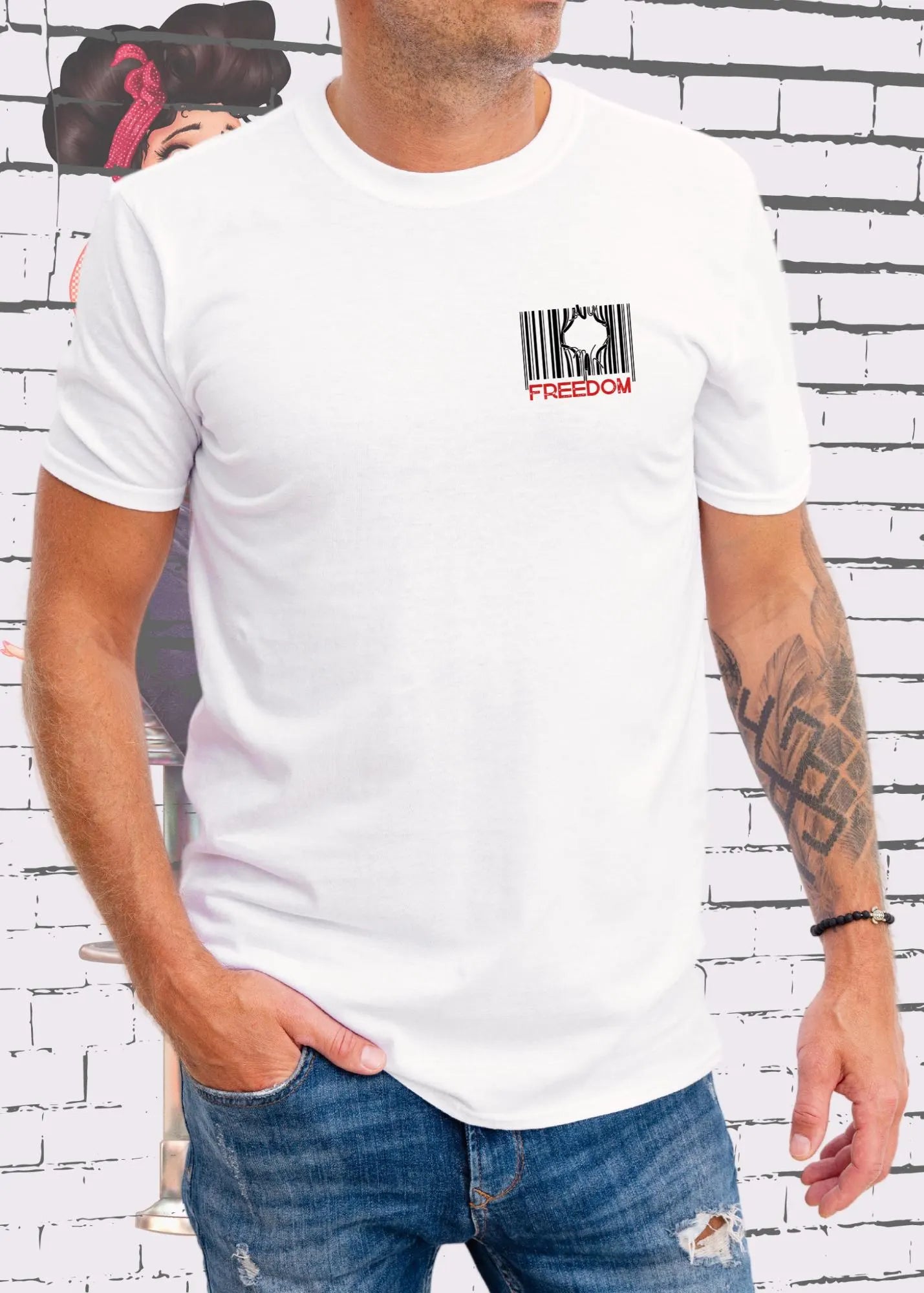 Freedom EAN - Unisex T-Shirt für Freiheitsliebende