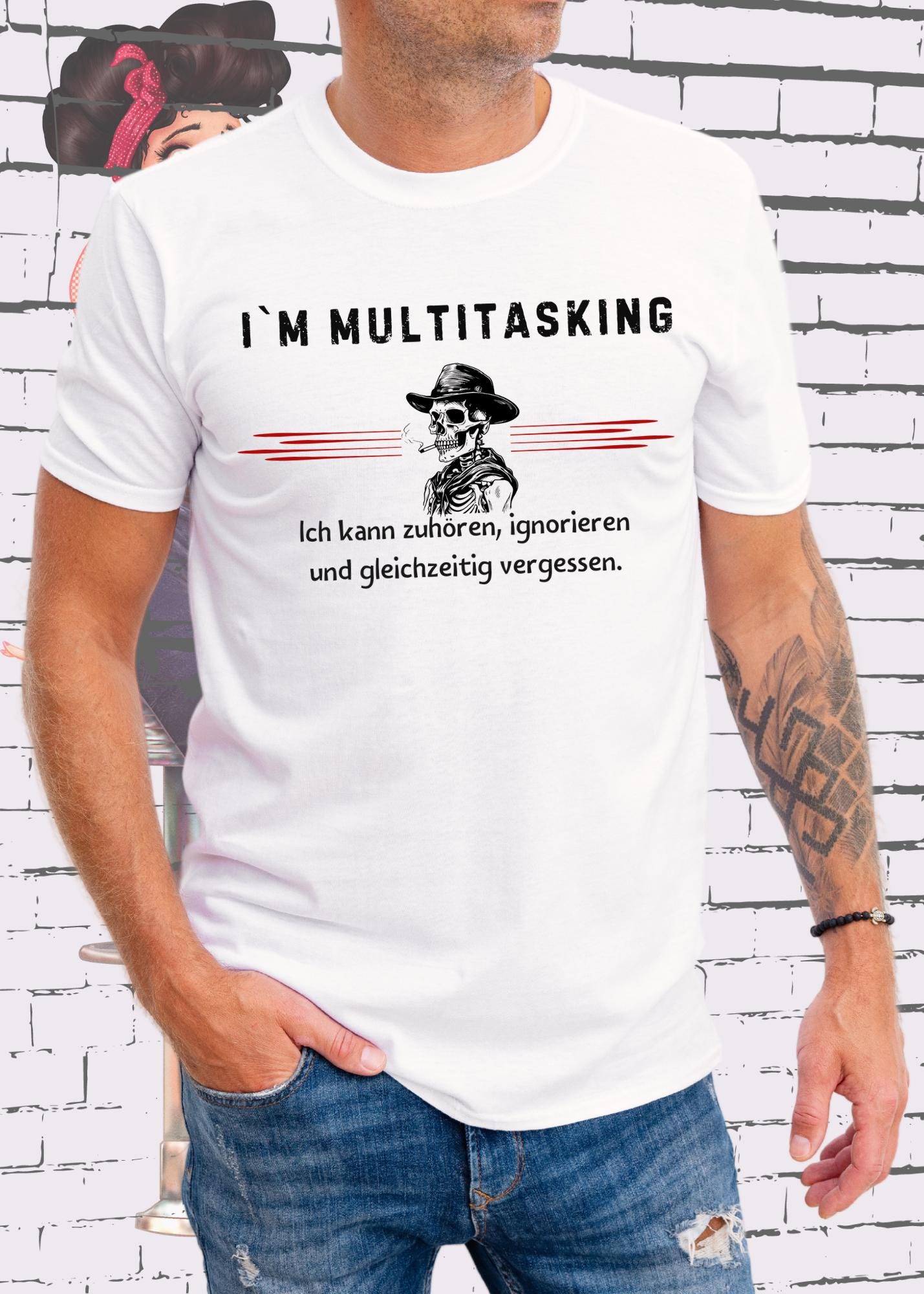 🤹 I'm Multitasking - Ich kann zuhören, ignorieren und vergessen - Lustiges Unisex T-Shirt 😂