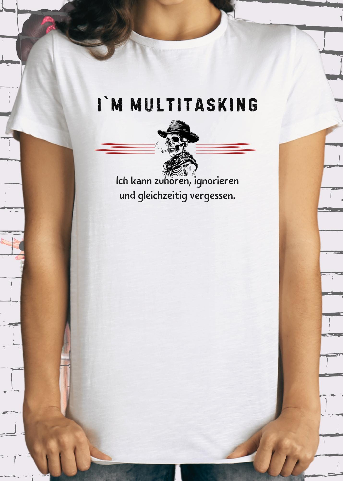 🤹 I'm Multitasking - Ich kann zuhören, ignorieren und vergessen - Lustiges Unisex T-Shirt 😂