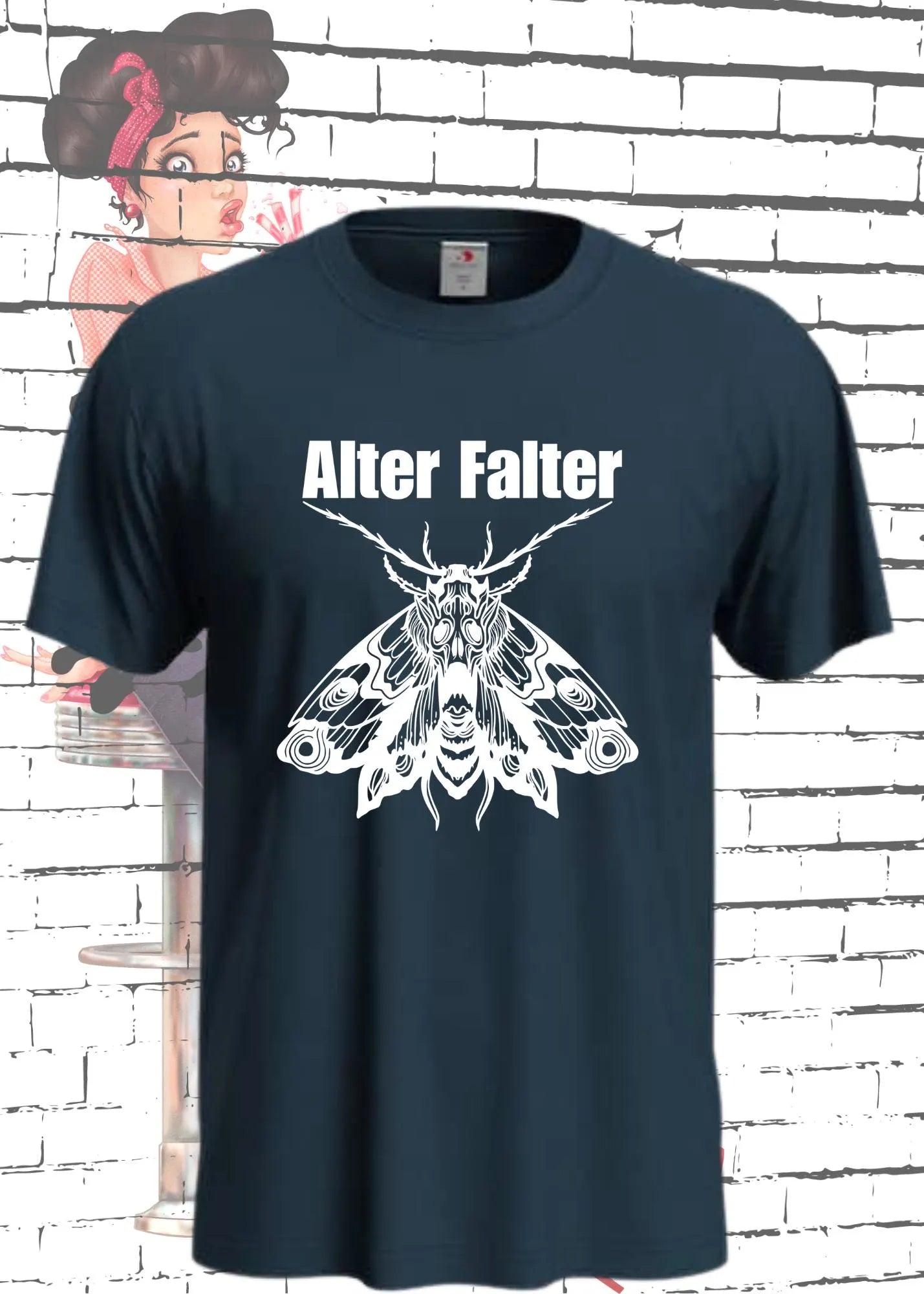 🦋 Unisex T-Shirt 'Alter Falter' 😲 | Deutscher Ausruf Fun-Shirt