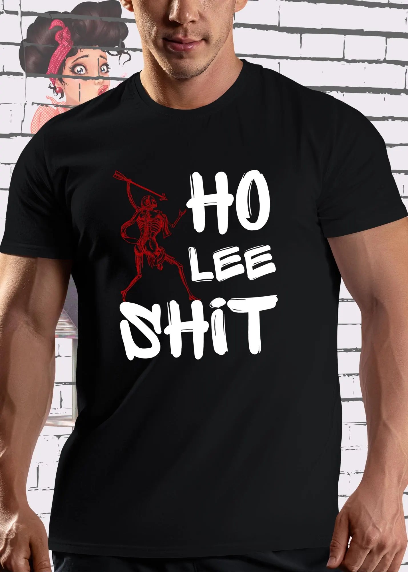 😱 Unisex T-Shirt 'Holy Moly Ho Lee Wow' 🤯 | Überraschungs-Statement Shirt