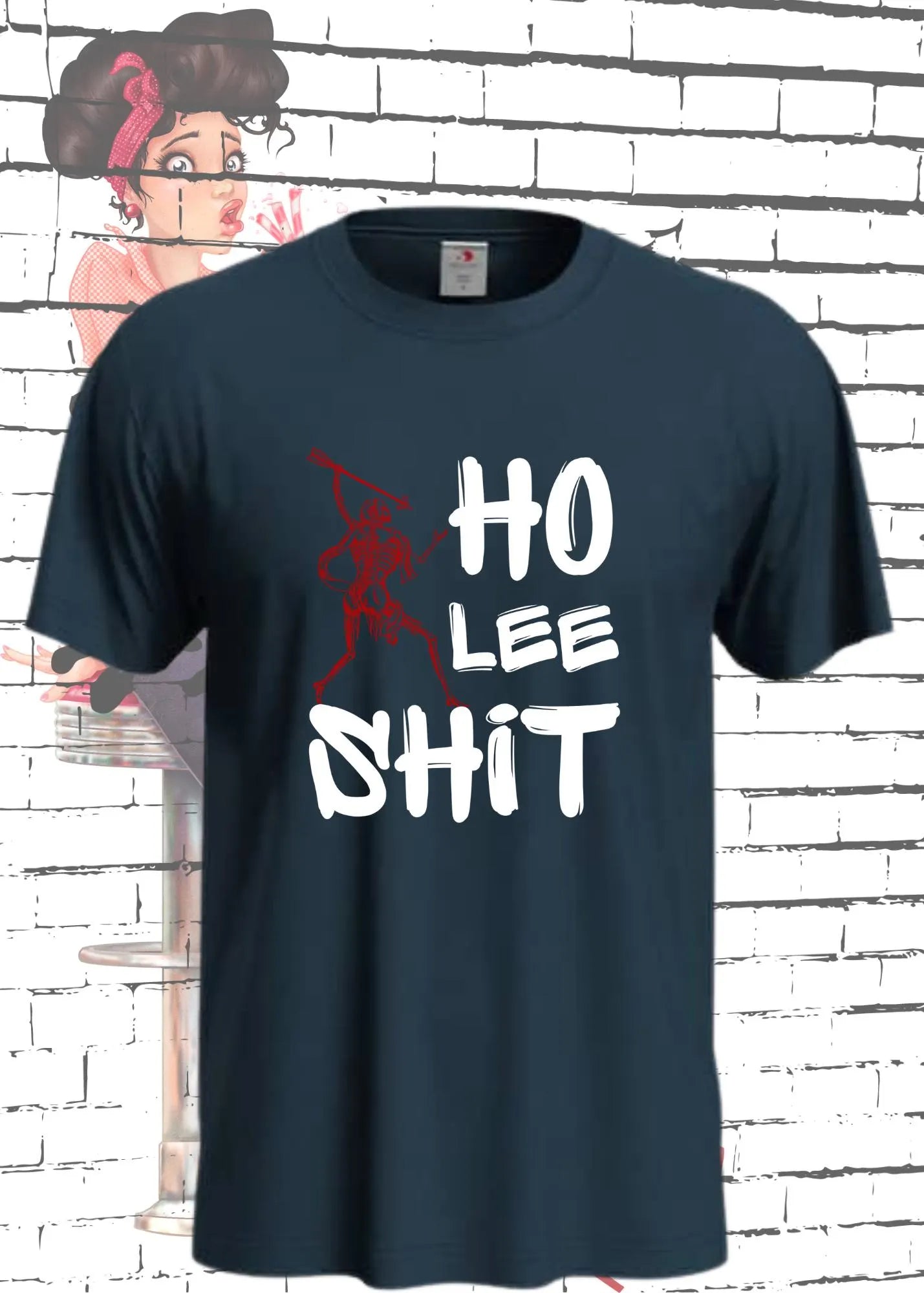 😱 Unisex T-Shirt 'Holy Moly Ho Lee Wow' 🤯 | Überraschungs-Statement Shirt