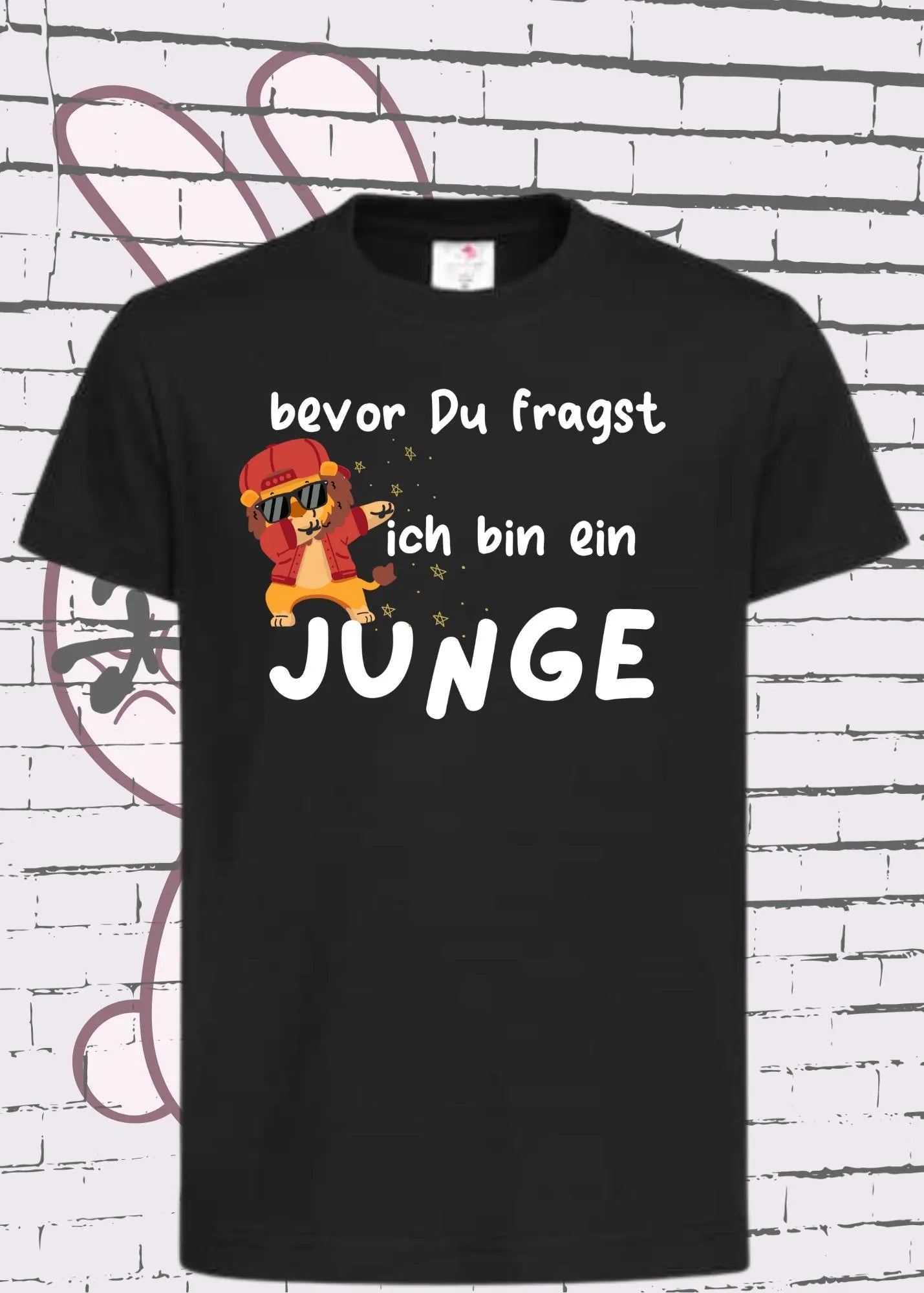 π¦ Kinder T-Shirt: Bevor Du fragst - ich bin ein Junge! π