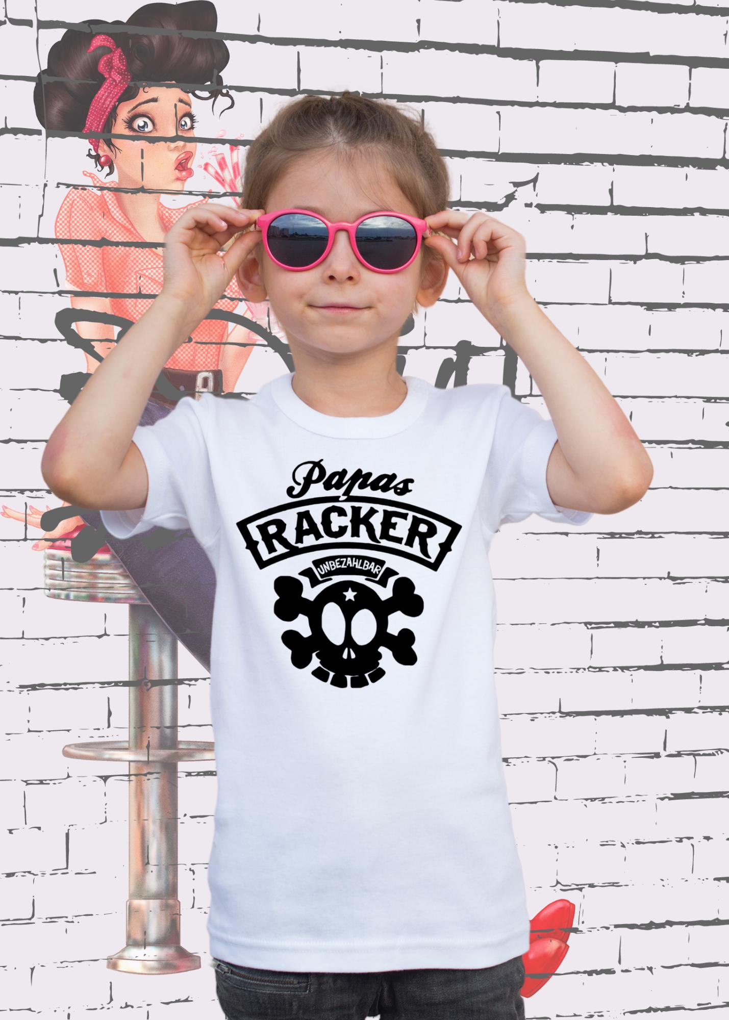 👶 Kinder T-Shirt 'Papas Racker - Unbezahlbar' 💝 Süßes Geschenk