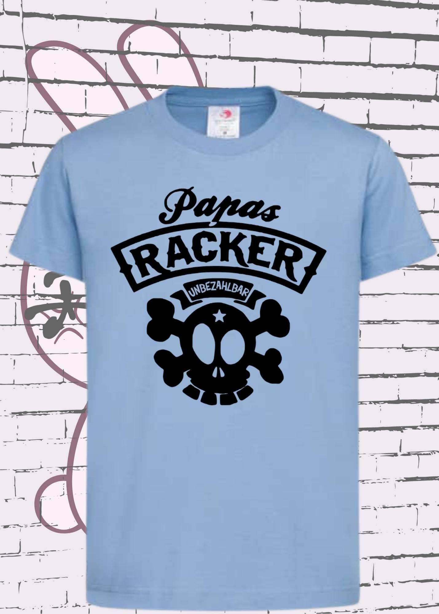👶 Kinder T-Shirt 'Papas Racker - Unbezahlbar' 💝 Süßes Geschenk