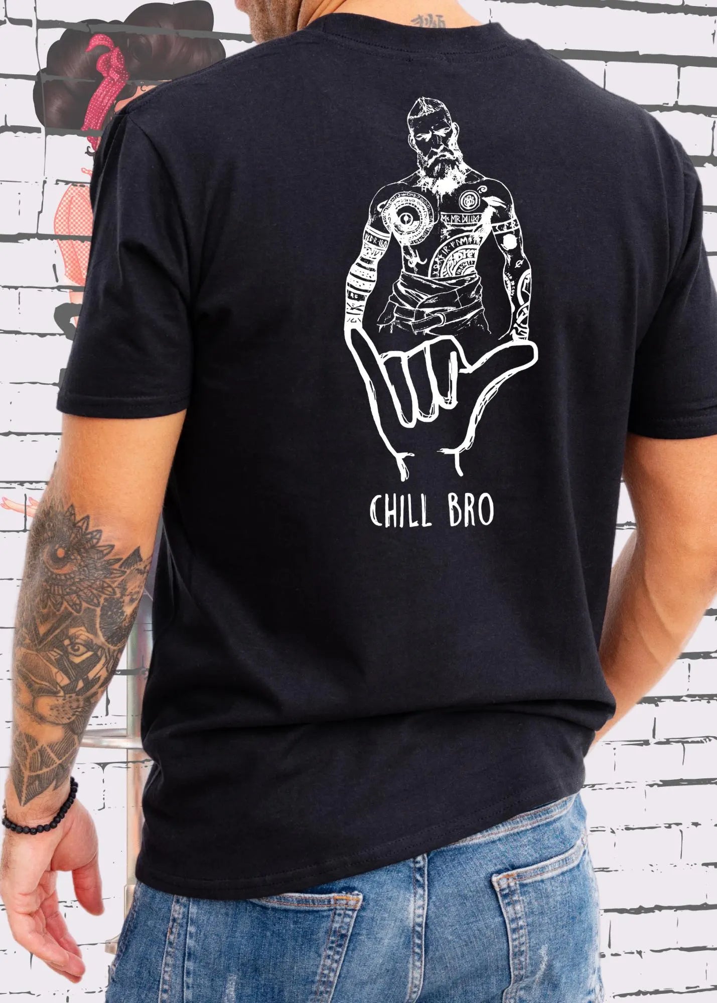 ๐ Unisex T-Shirt 'Chill Bro' - Entspanntes Statement Shirt ๐ค