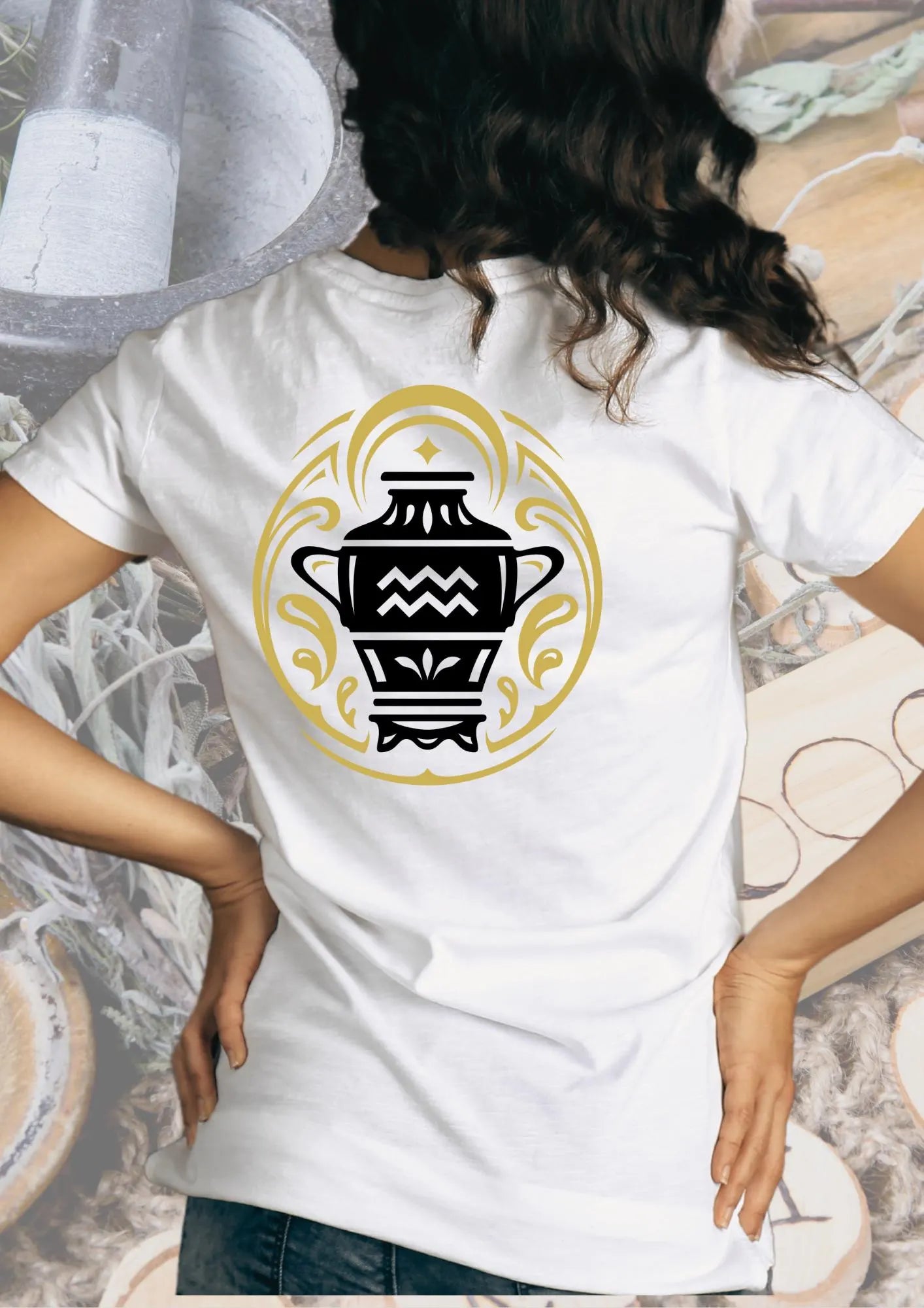Wassermann Sternzeichen T-Shirt - Astrologie Shirt Unisex