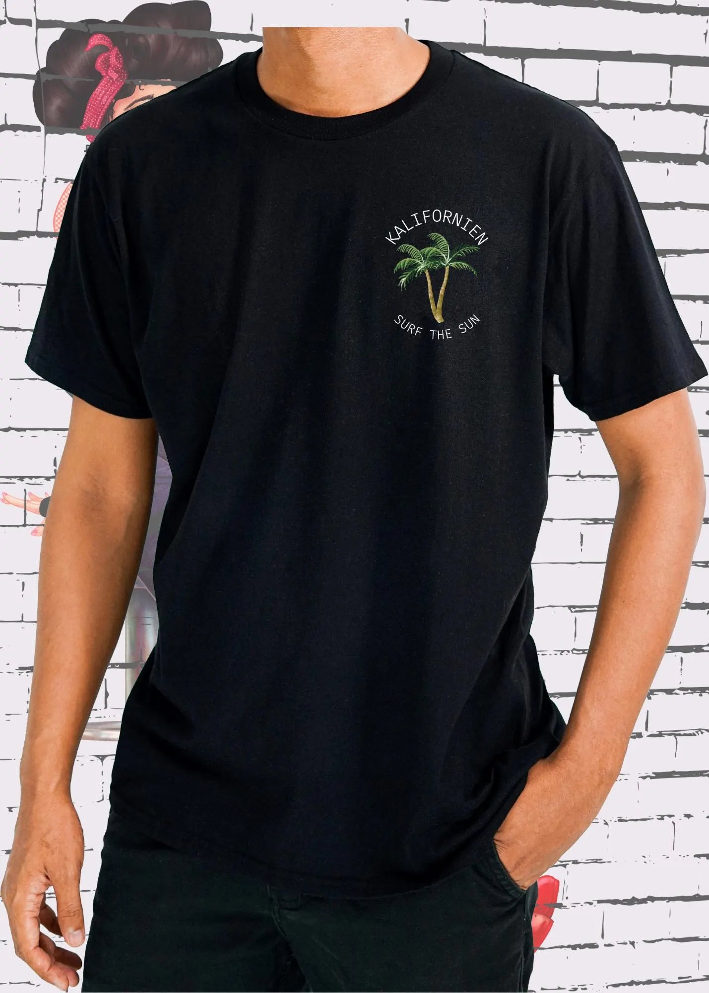 Kalifornien Surf T-Shirt - Surf the Sun! | Unisex Beach Vibes Design
