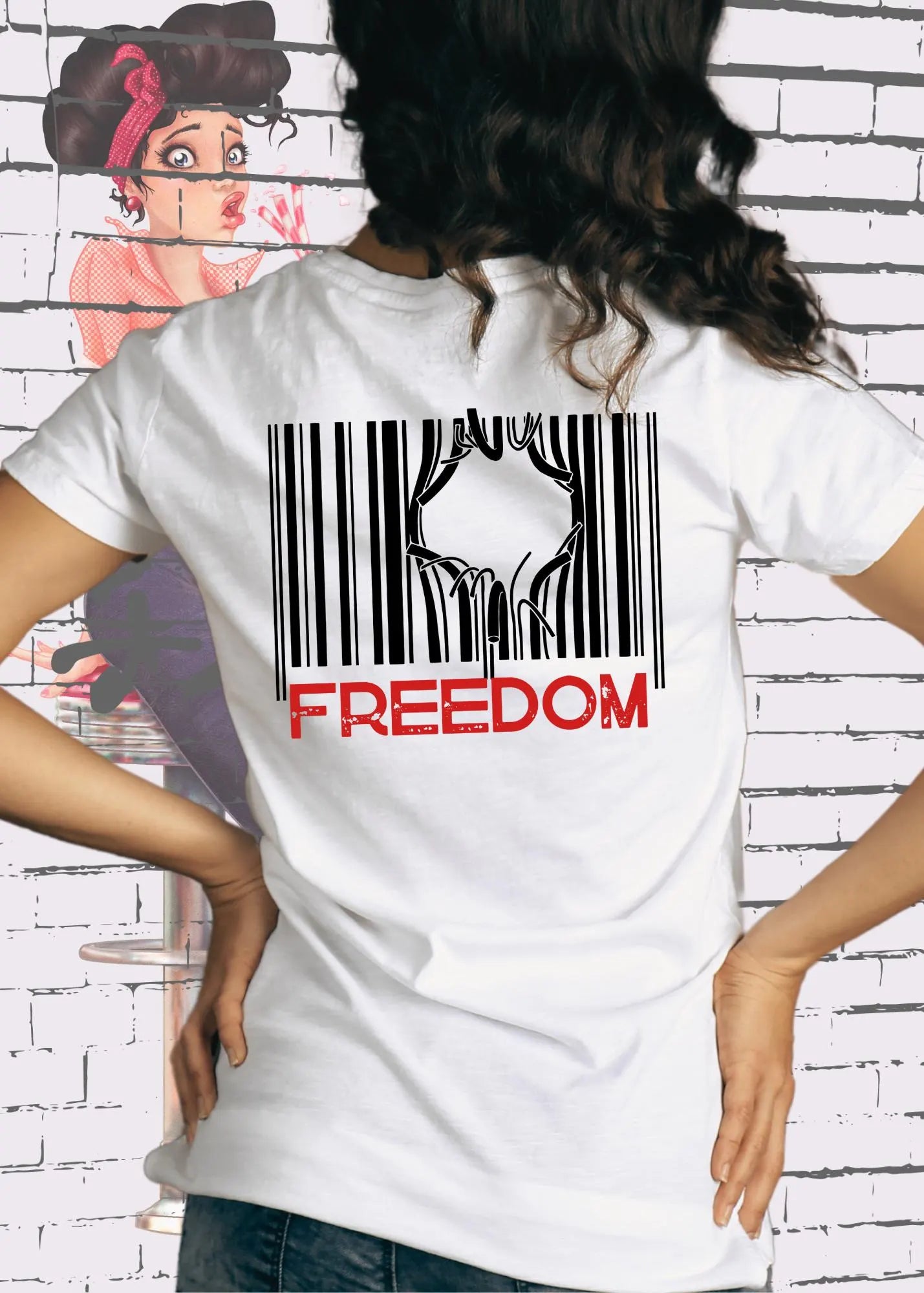 Freedom EAN - Unisex T-Shirt für Freiheitsliebende