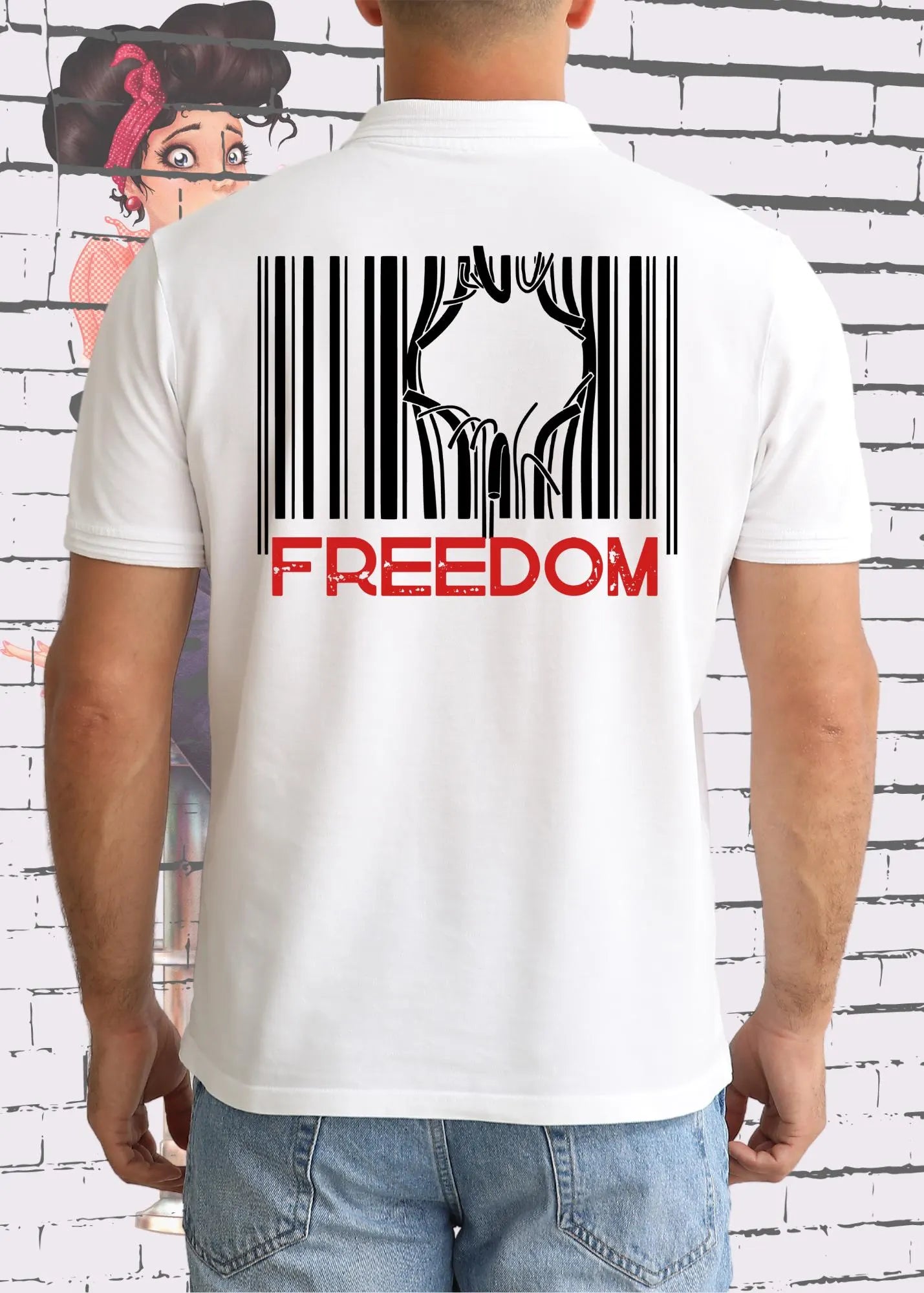 Freedom EAN - Unisex T-Shirt für Freiheitsliebende